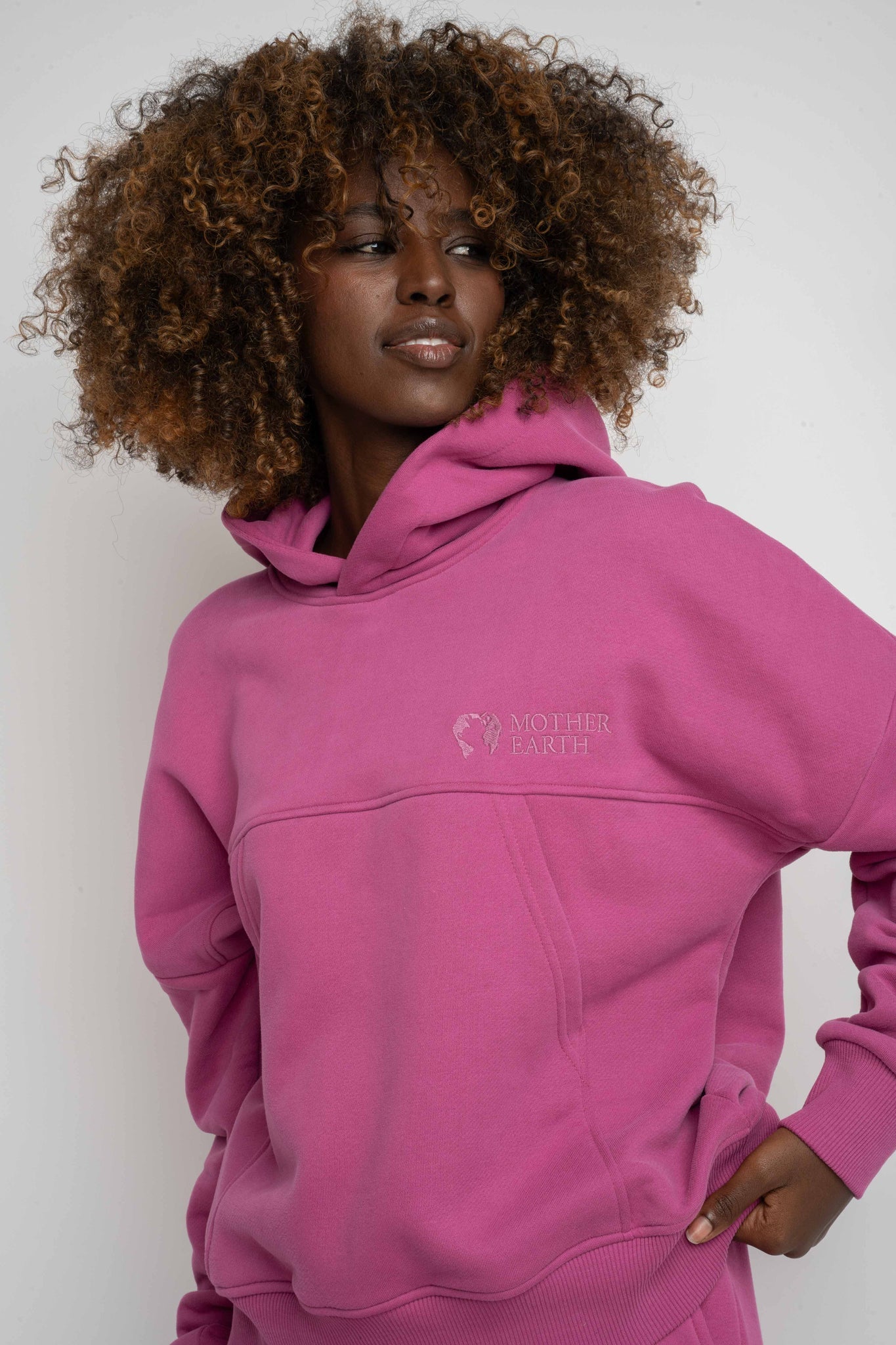 BLUZA Z KAPTUREM 2nd DROP RÓŻOWA - MURIA