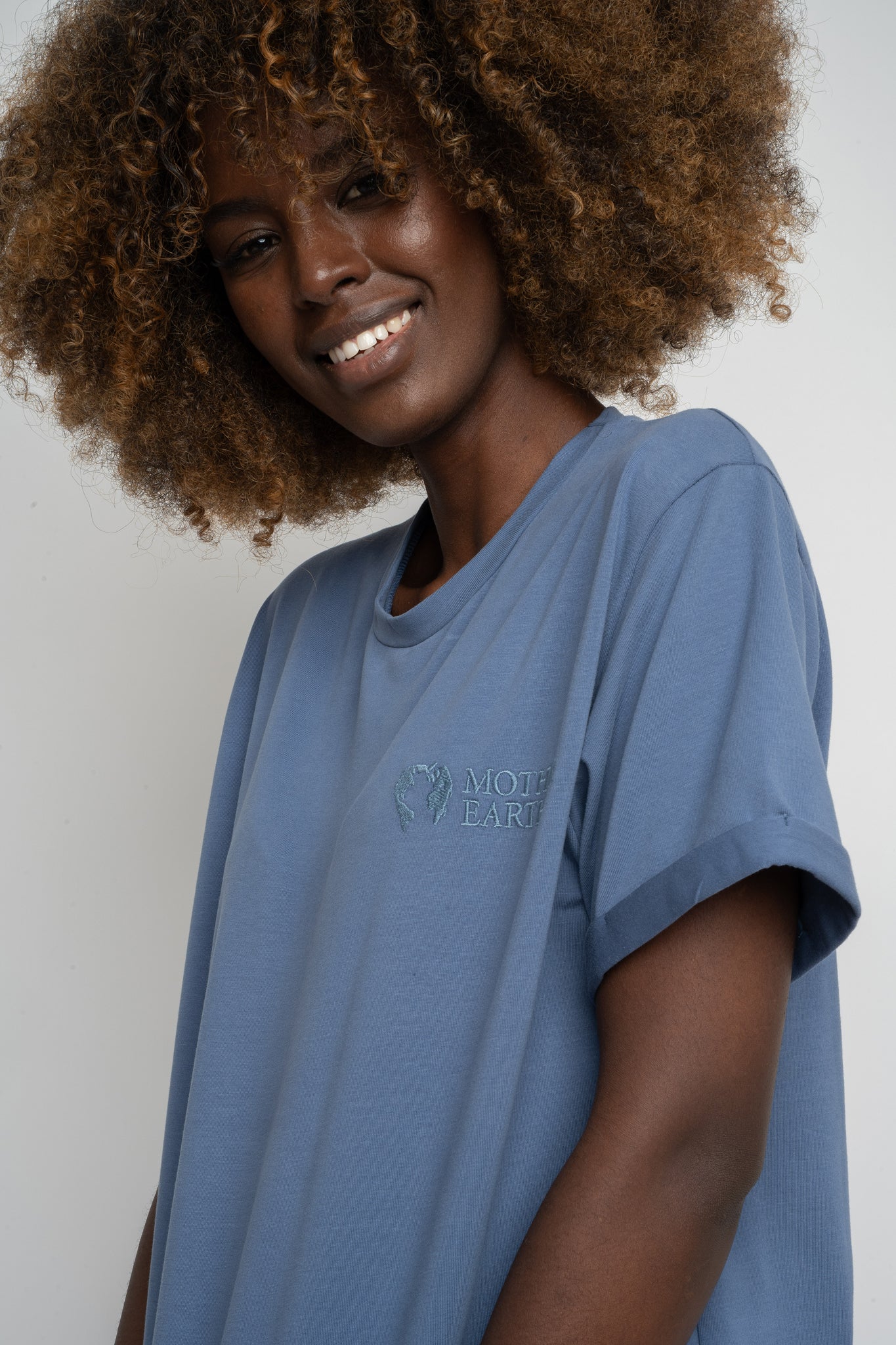 T-SHIRT DAMSKI GRANATOWY- MORAINE