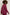 BLUZA OVERSIZE Z SZEROKIM DEKOLTEM BURGUNDOWA - MULL