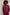 BLUZA OVERSIZE Z SZEROKIM DEKOLTEM BURGUNDOWA - MULL