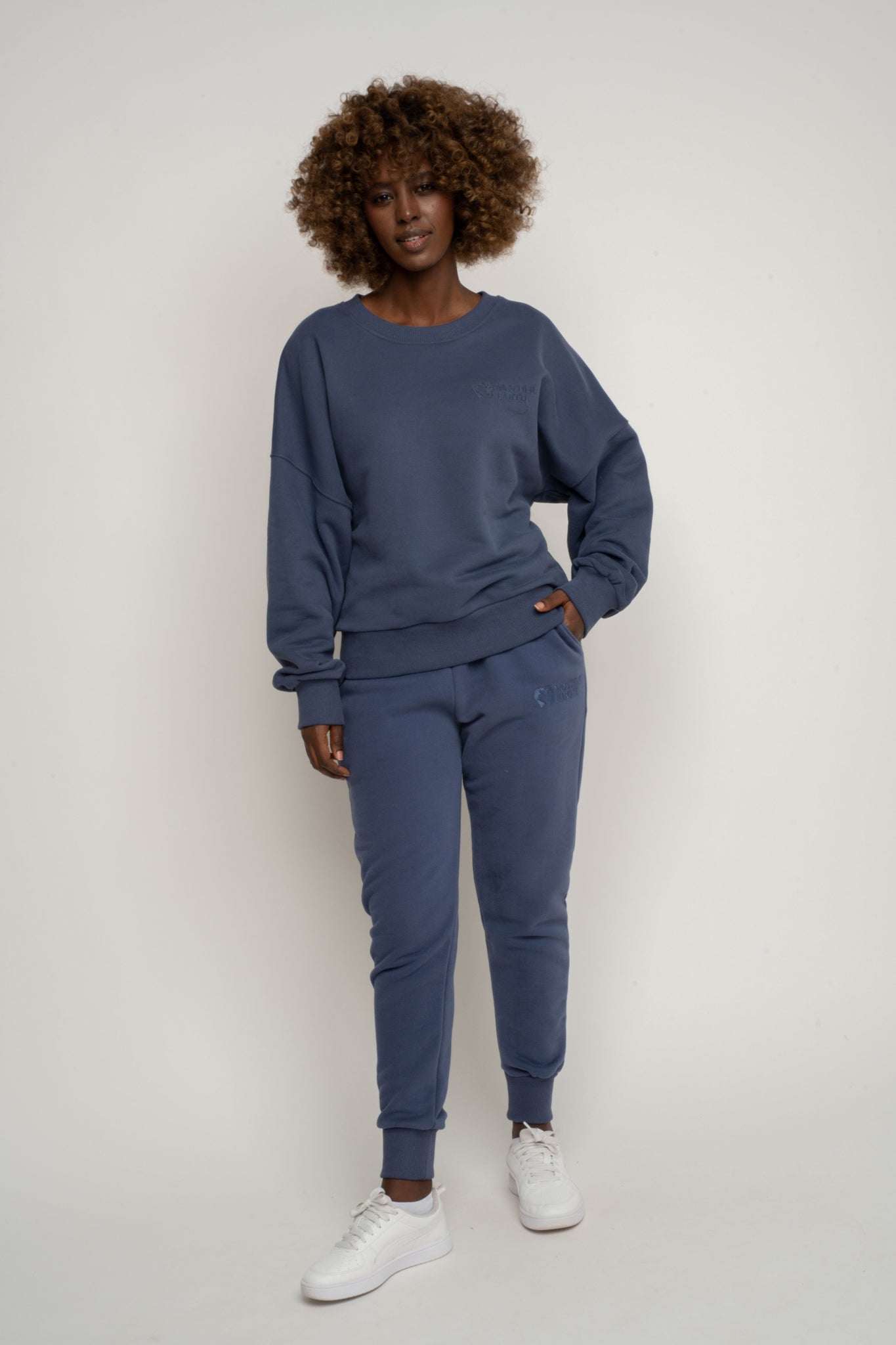 BLUZA TYPU CREWNECK GRANATOWA  - OZARK