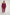 BLUZA Z DEKOLTEM OVERSIZE BURGUNDOWA - BISCOE