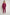 BLUZA Z DEKOLTEM OVERSIZE BURGUNDOWA - BISCOE