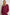 BLUZA Z DEKOLTEM OVERSIZE BURGUNDOWA - BISCOE