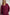 BLUZA Z DEKOLTEM OVERSIZE BURGUNDOWA - BISCOE