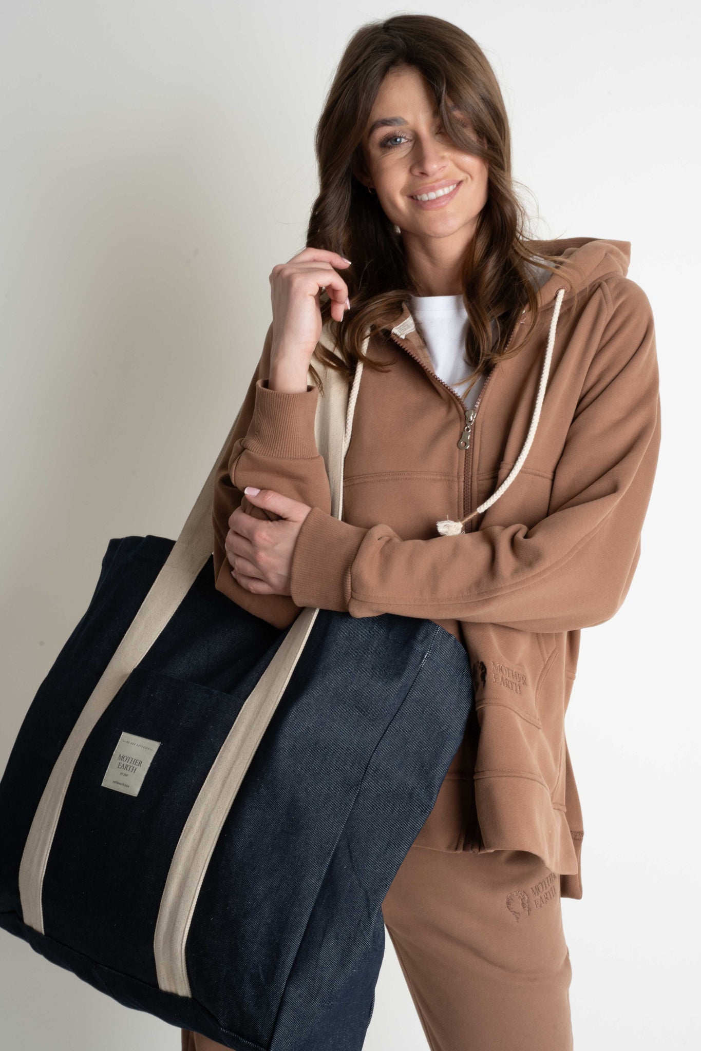 TORBA TYPU SHOPPER BAG JEANSOWA - PALAU
