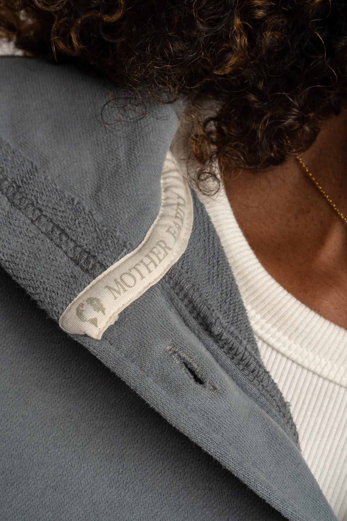 WASHED EFFECT OVERSIZED HOODIE ANTHRACITE - LIMFJORD