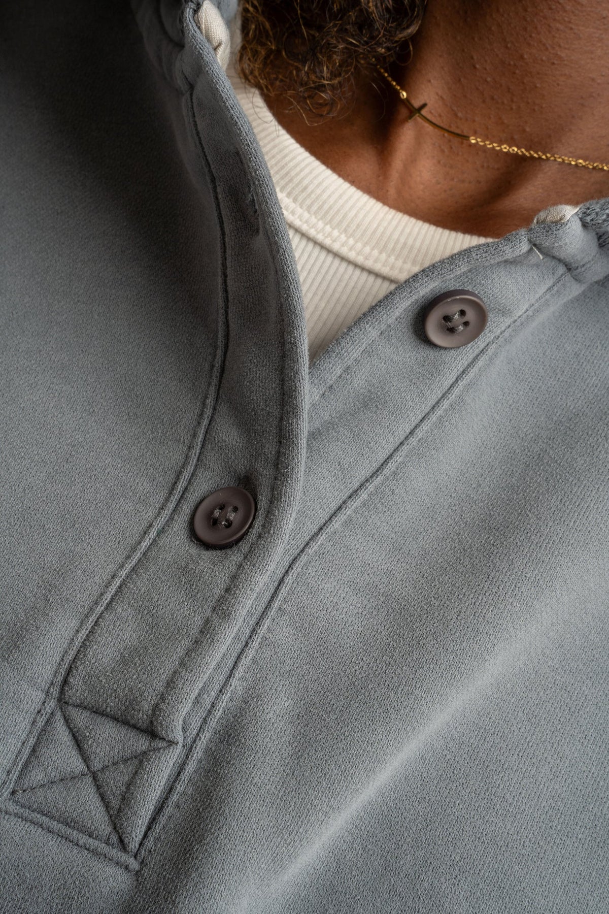 WASHED EFFECT OVERSIZED HOODIE ANTHRACITE - LIMFJORD