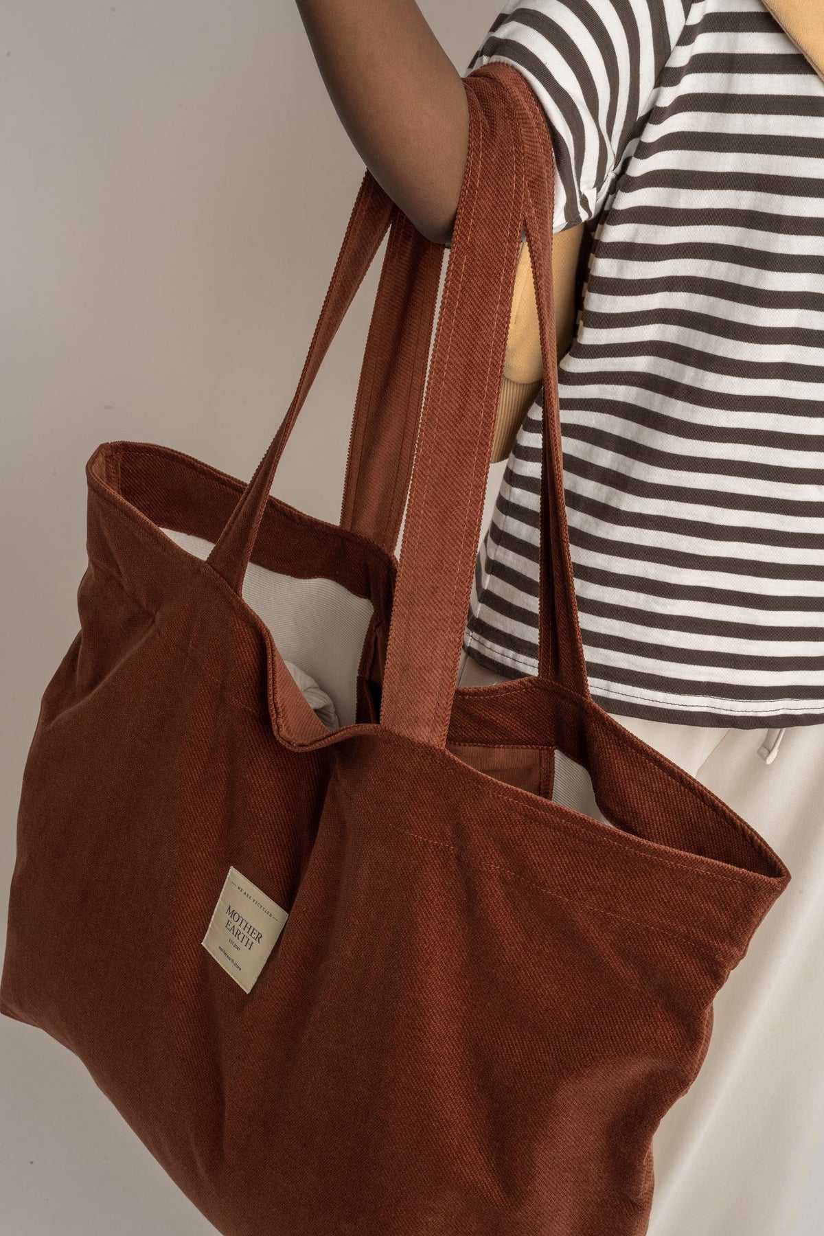 TORBA TYPU SHOPPER  BAG MIEDZIANA - ADALAR