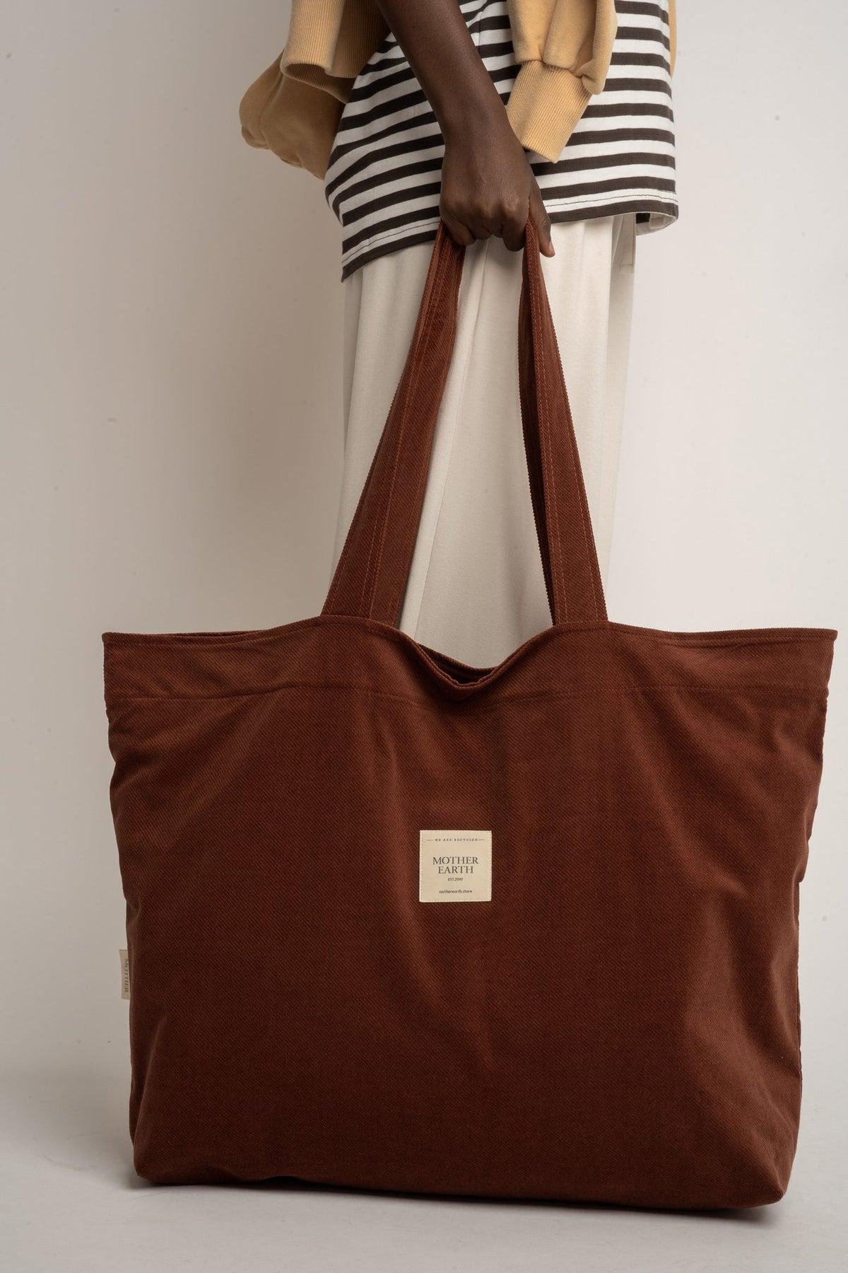 TORBA TYPU SHOPPER  BAG MIEDZIANA - ADALAR