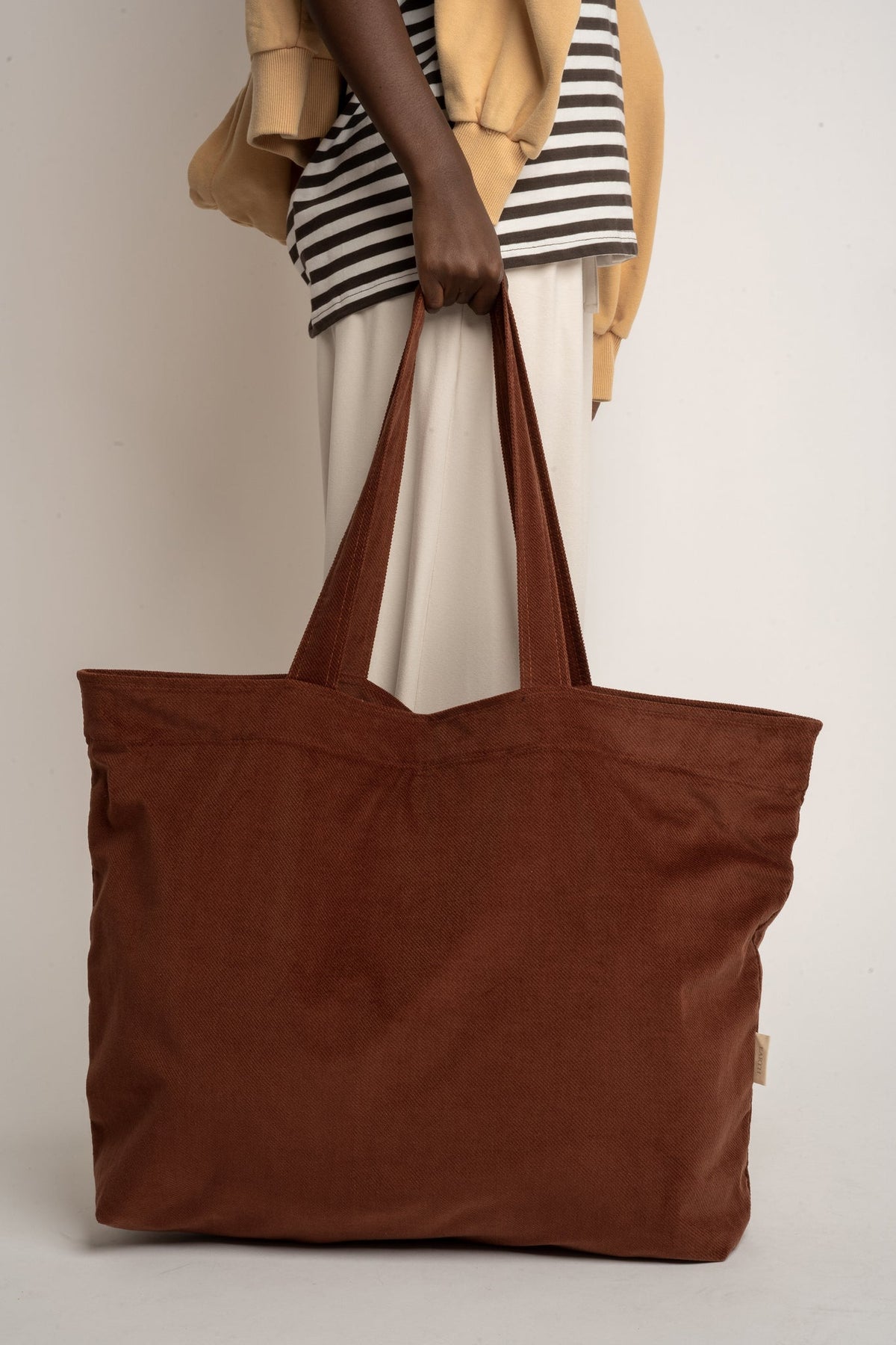 TORBA TYPU SHOPPER  BAG MIEDZIANA - ADALAR