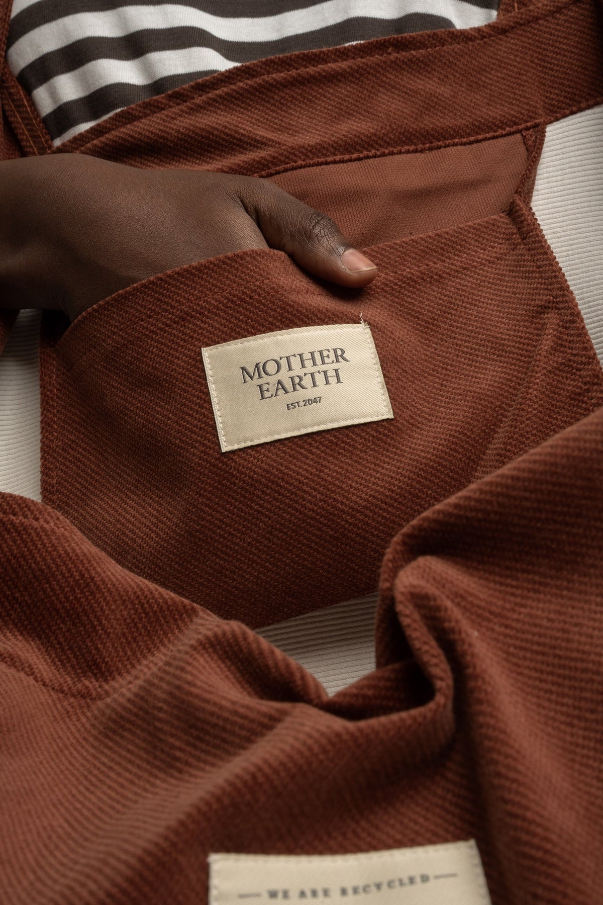TORBA TYPU SHOPPER  BAG MIEDZIANA - ADALAR