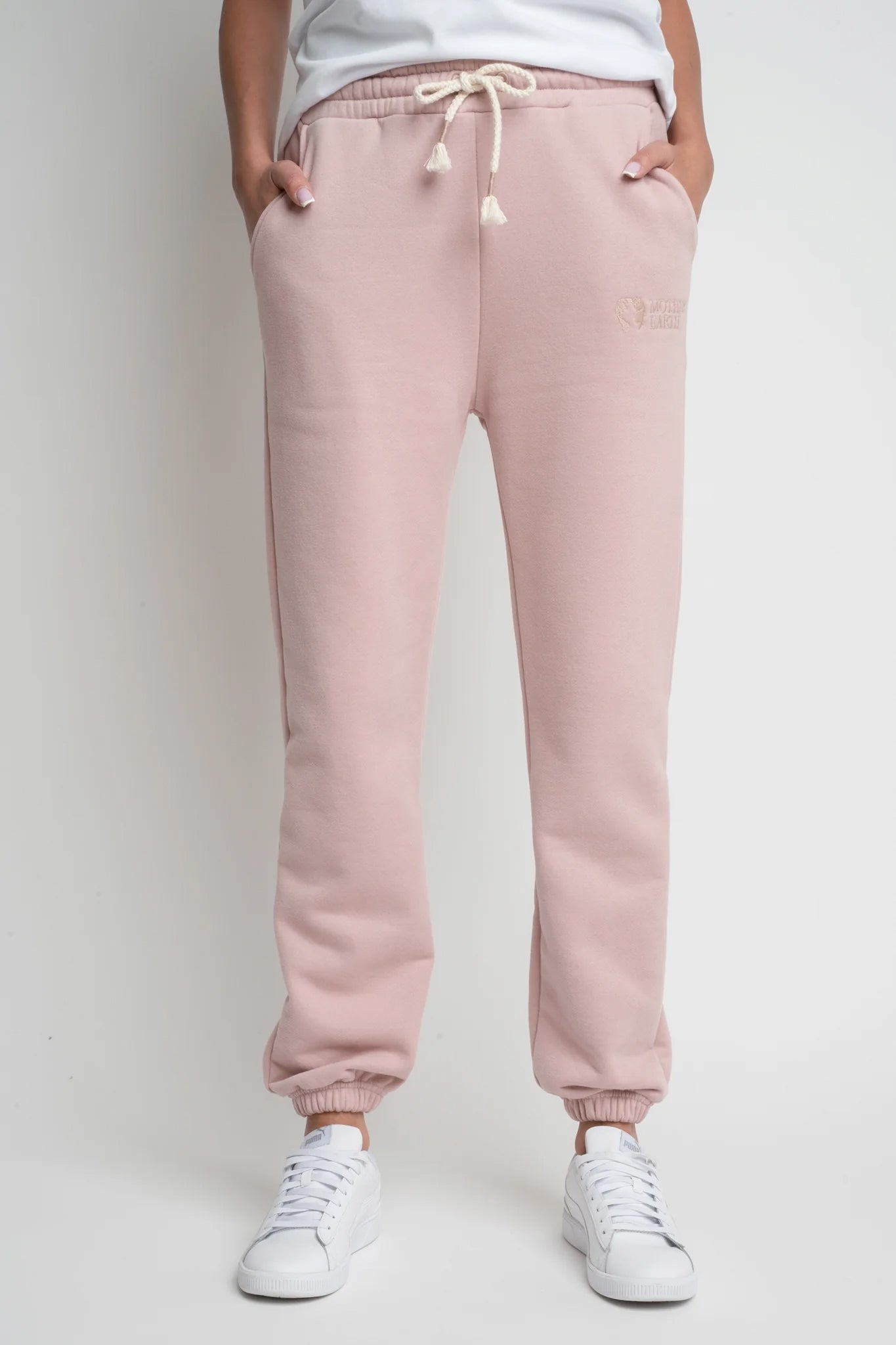 SPODNIE DRESOWE REGULAR FIT 2nd DROP JASNORÓŻOWE - MILOS