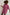 T-SHIRT OVERSIZE Z EFEKTEM WASHED BURGUNDOWY - COMO