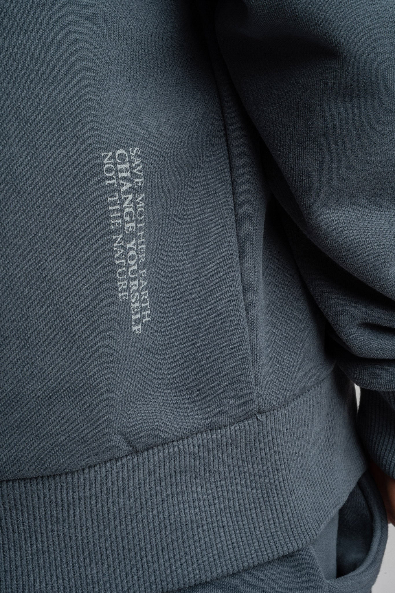 MĘSKA BLUZA Z KAPTUREM 2nd DROP GRAFITOWA - NASSAU