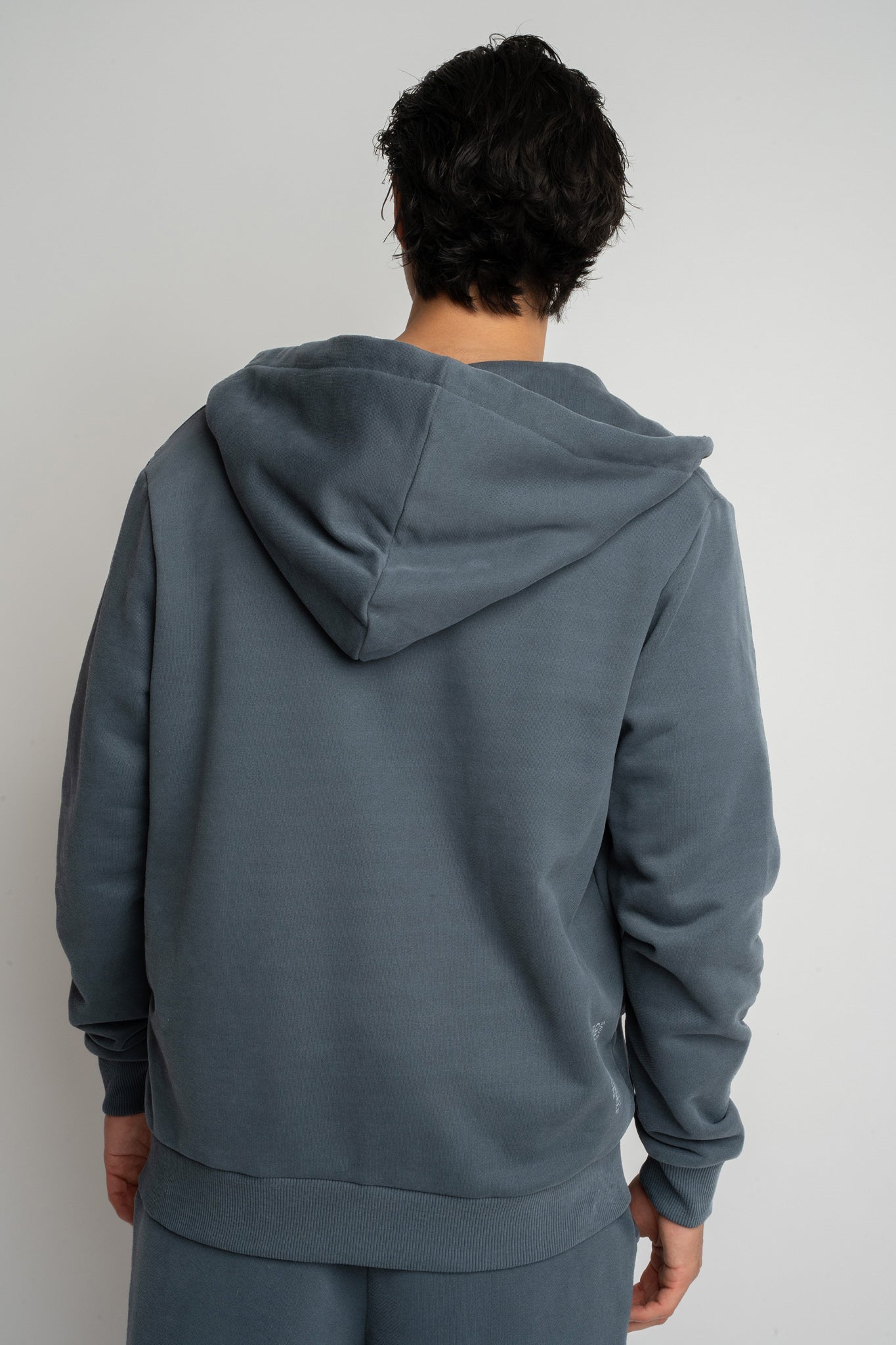 MĘSKA BLUZA Z KAPTUREM 2nd DROP GRAFITOWA - NASSAU