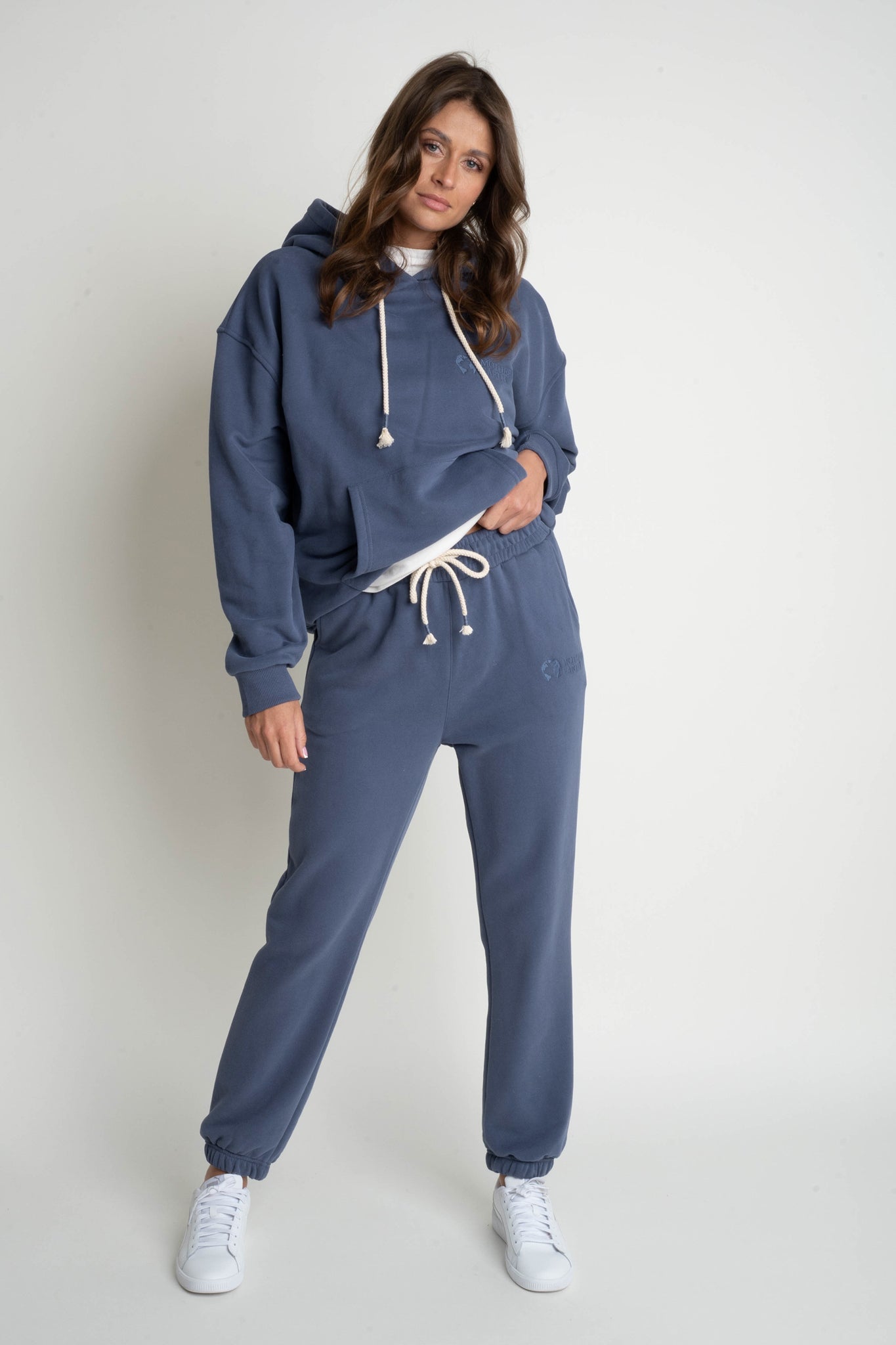 SPODNIE DRESOWE REGULAR FIT 2nd DROP GRANATOWE - MILOS