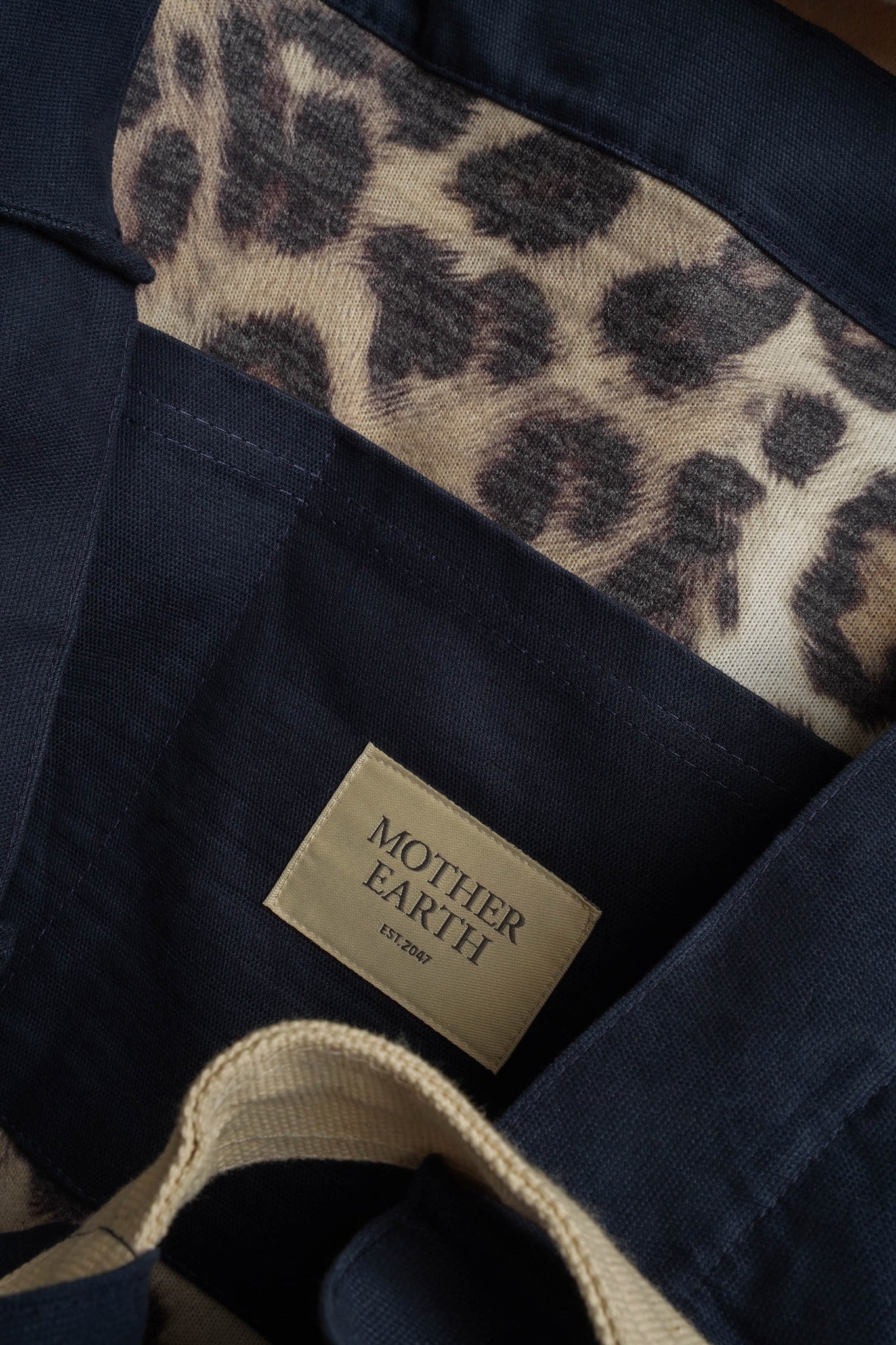 TORBA TYPU SHOPPER  BAG JEANSOWA NAVY3 - LIDO