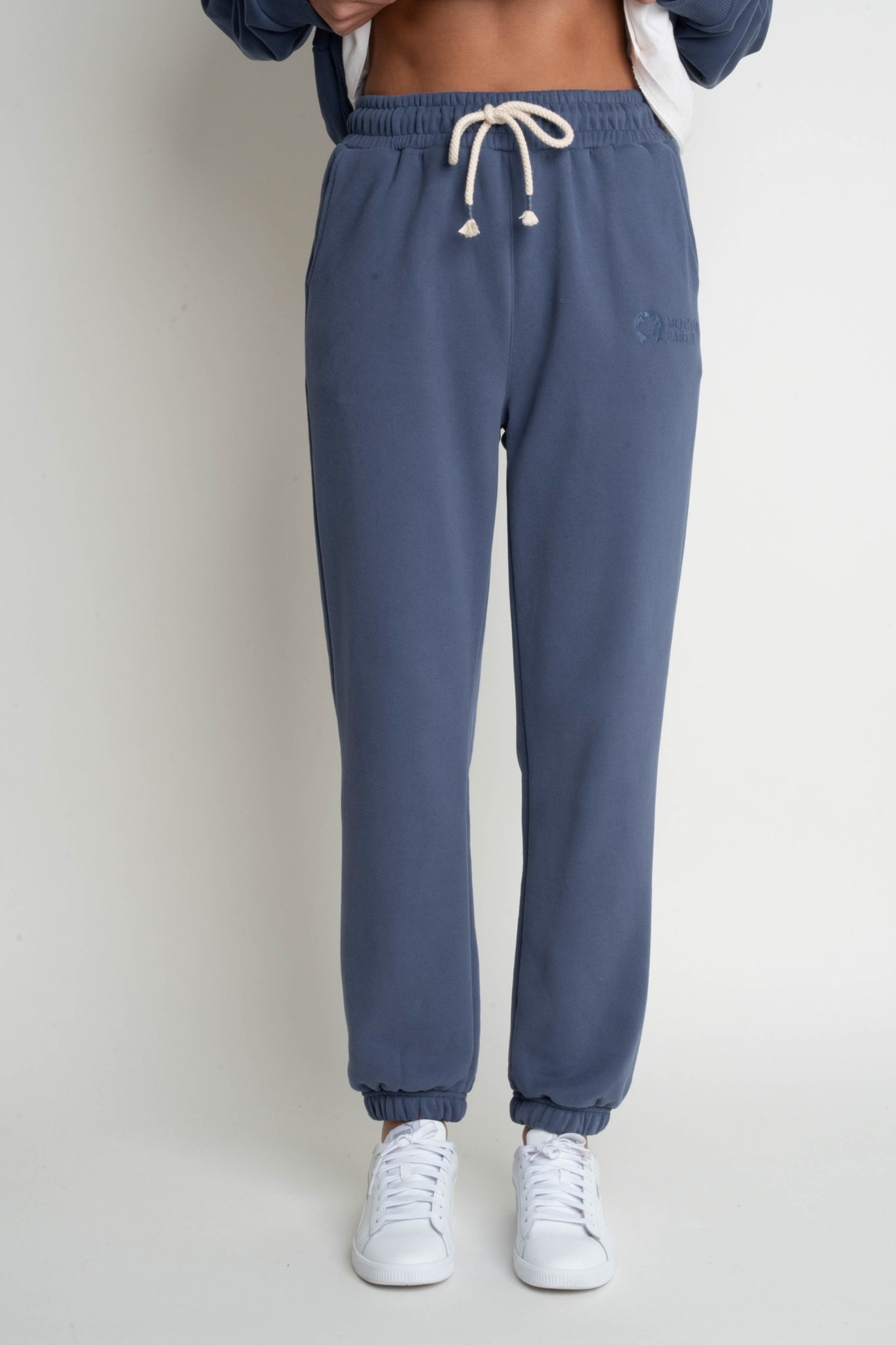 SPODNIE DRESOWE REGULAR FIT 2nd DROP GRANATOWE - MILOS