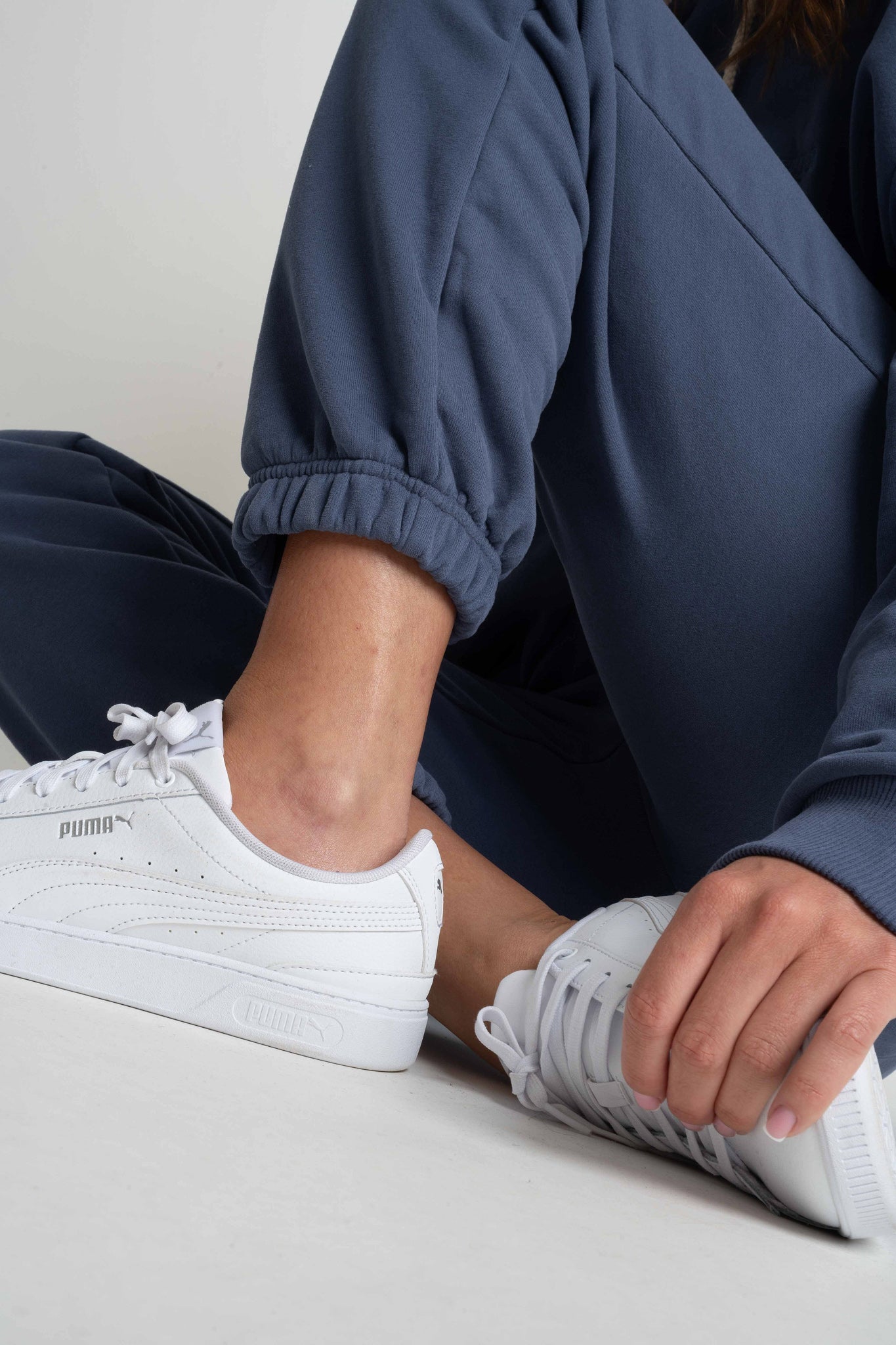 SPODNIE DRESOWE REGULAR FIT 2nd DROP GRANATOWE - MILOS