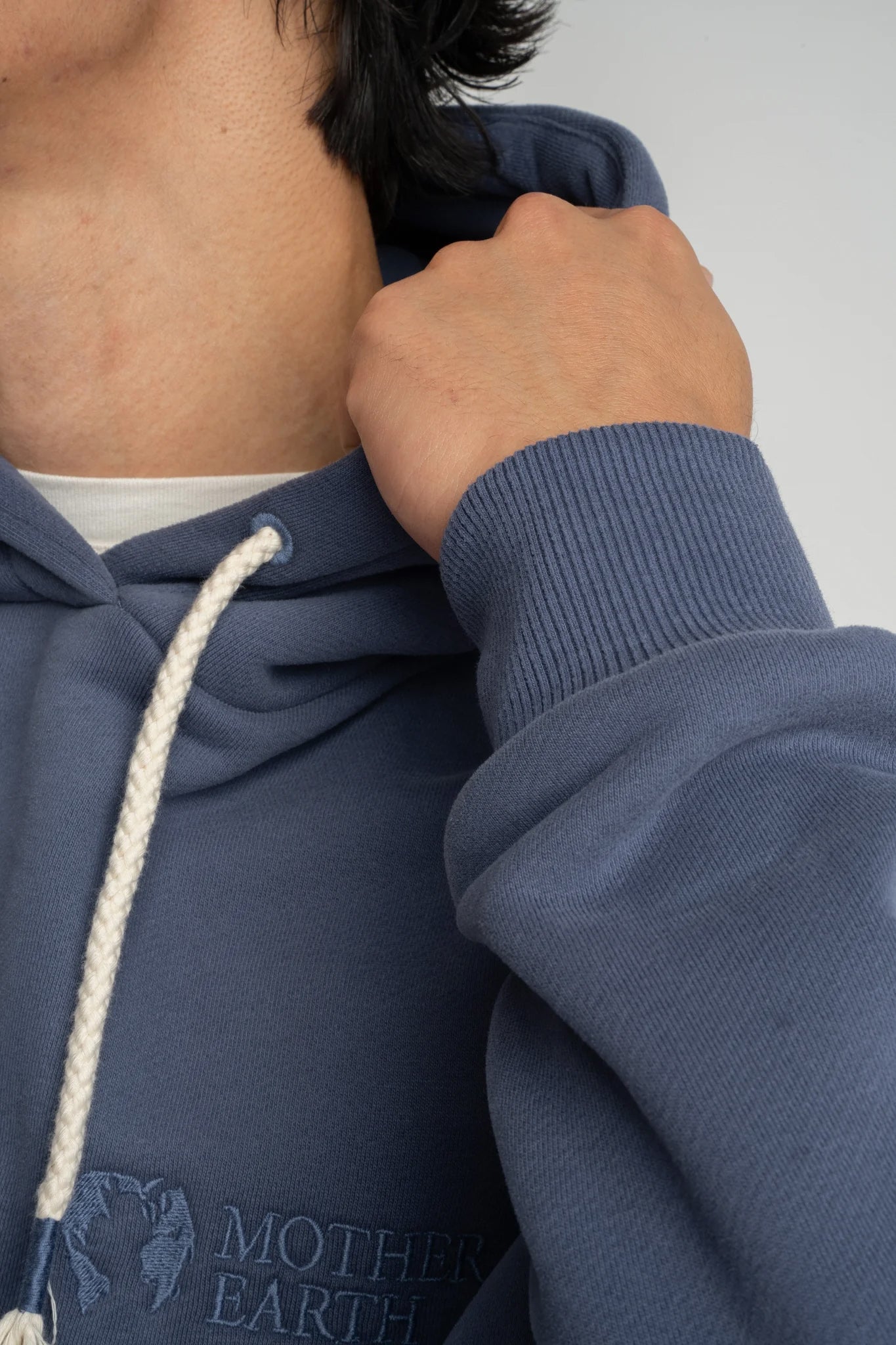 MĘSKA BLUZA Z KAPTUREM 2nd DROP GRANATOWA - ASTON