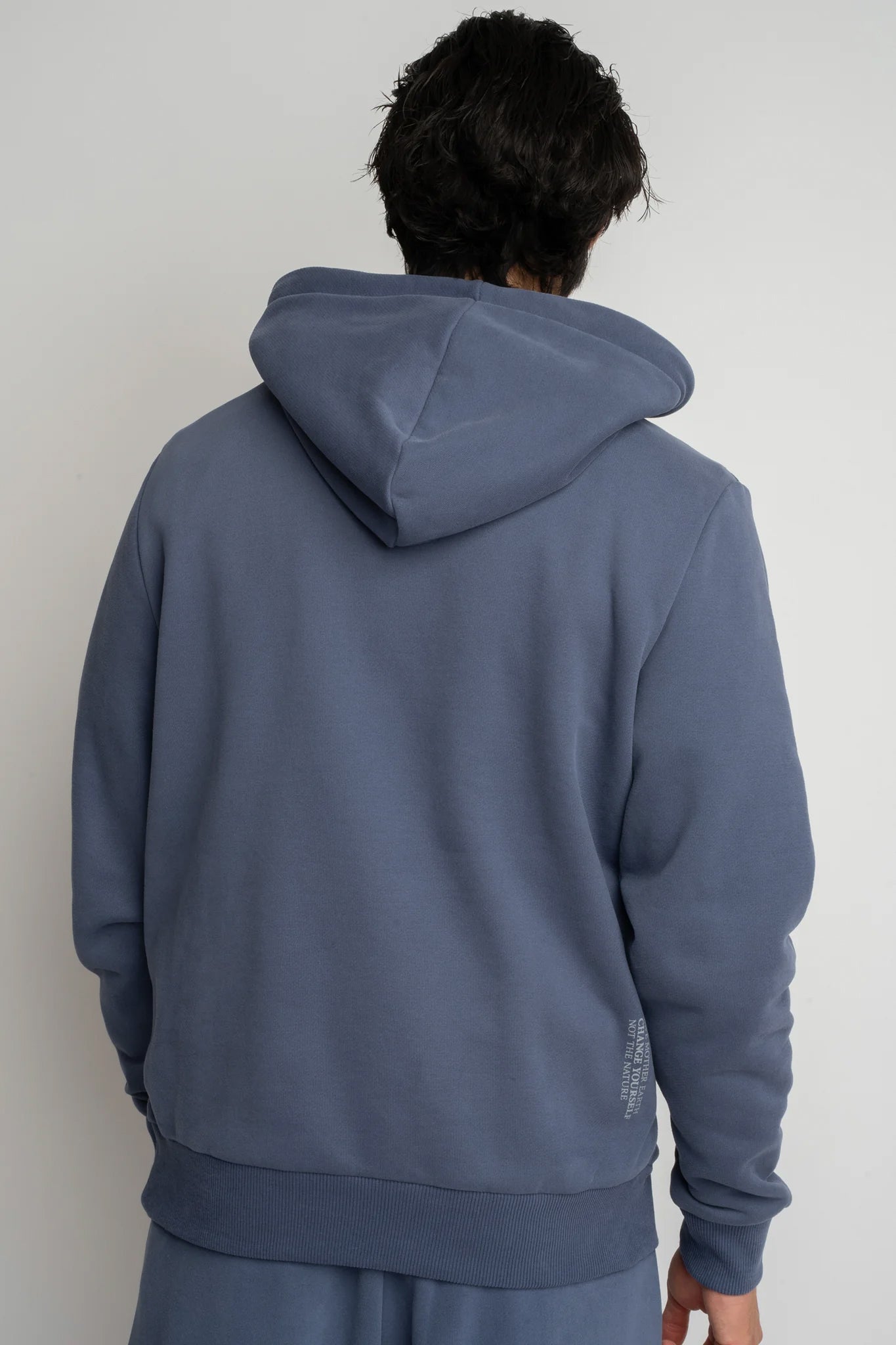 MĘSKA BLUZA Z KAPTUREM 2nd DROP GRANATOWA - ASTON