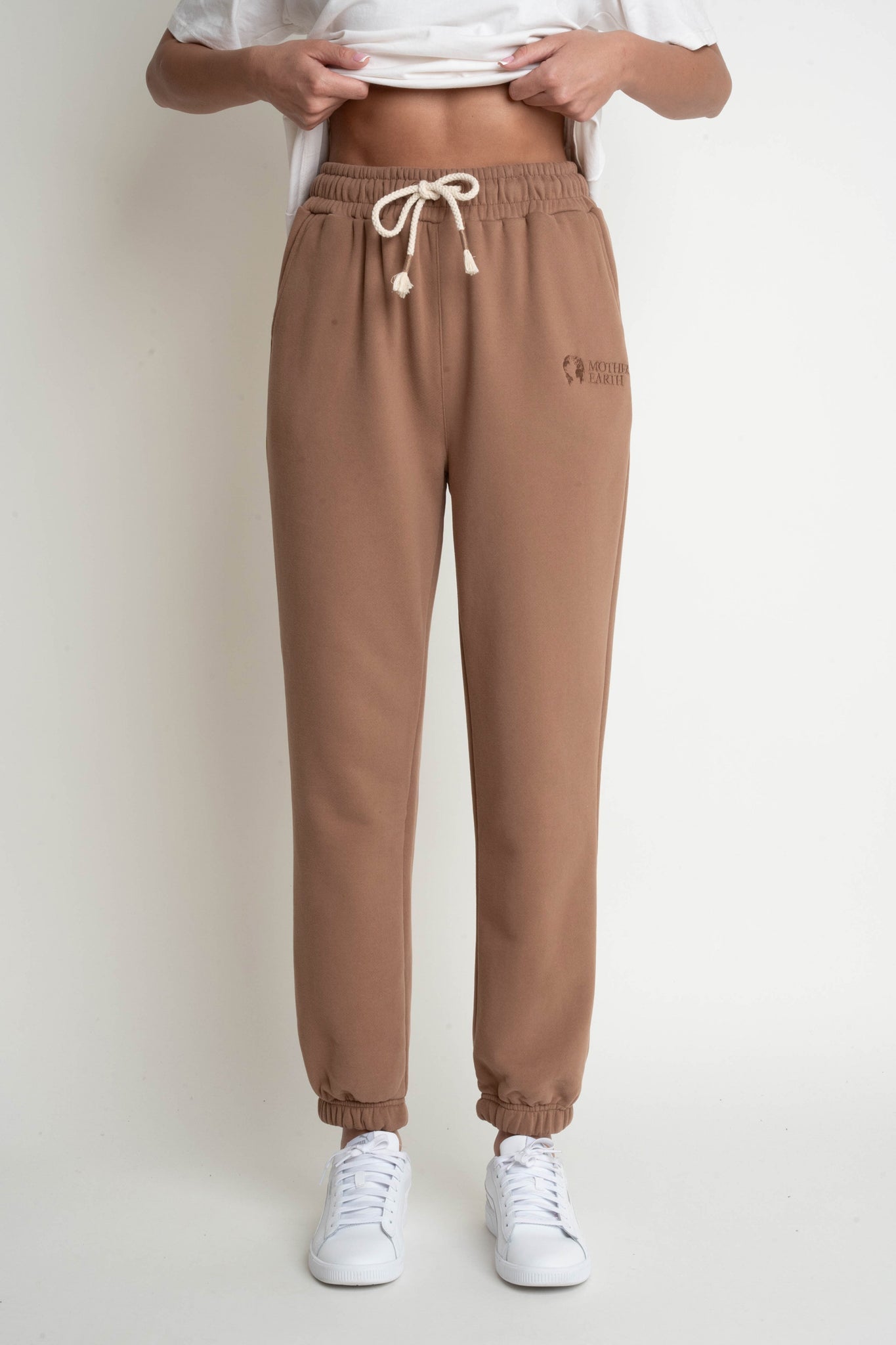 SPODNIE DRESOWE REGULAR FIT 2nd DROP BRĄZOWE - MILOS