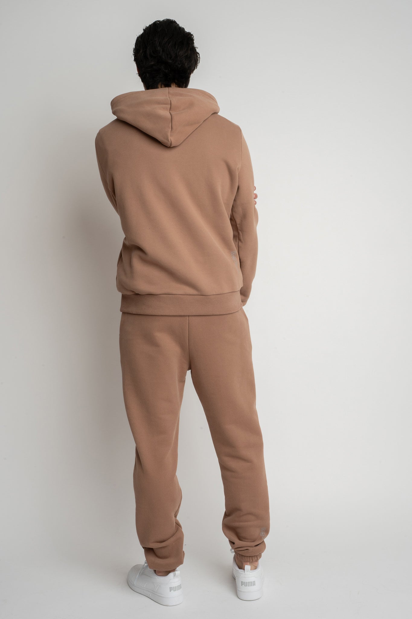 MĘSKA BLUZA Z KAPTUREM 2nd DROP BRĄZOWA- ASTON