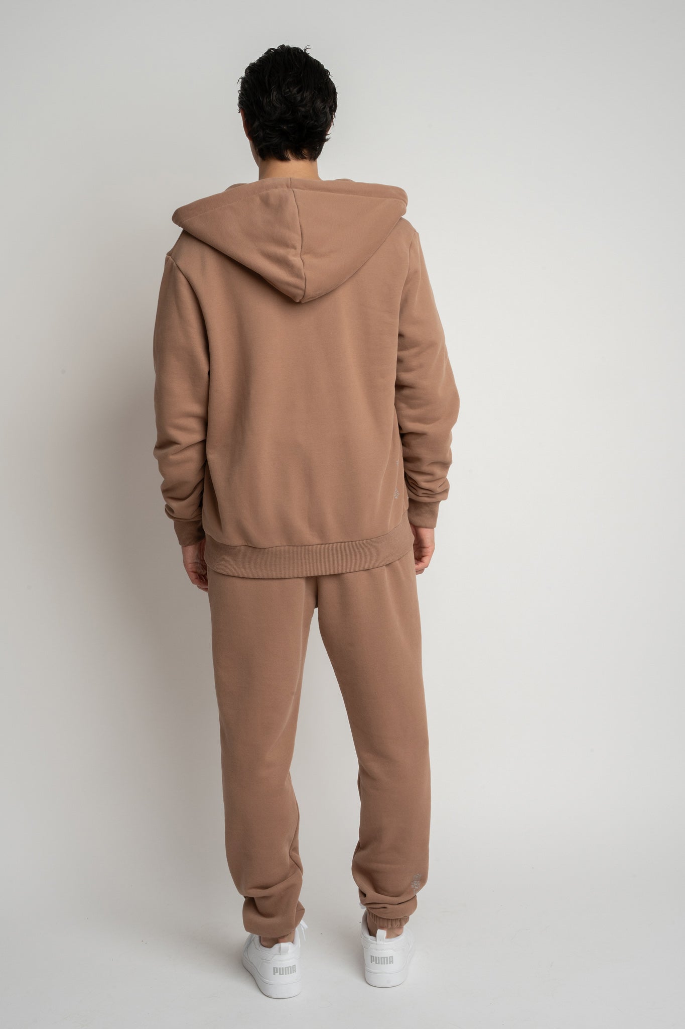 MĘSKA BLUZA Z KAPTUREM 2nd DROP BRĄZOWA- NASSAU