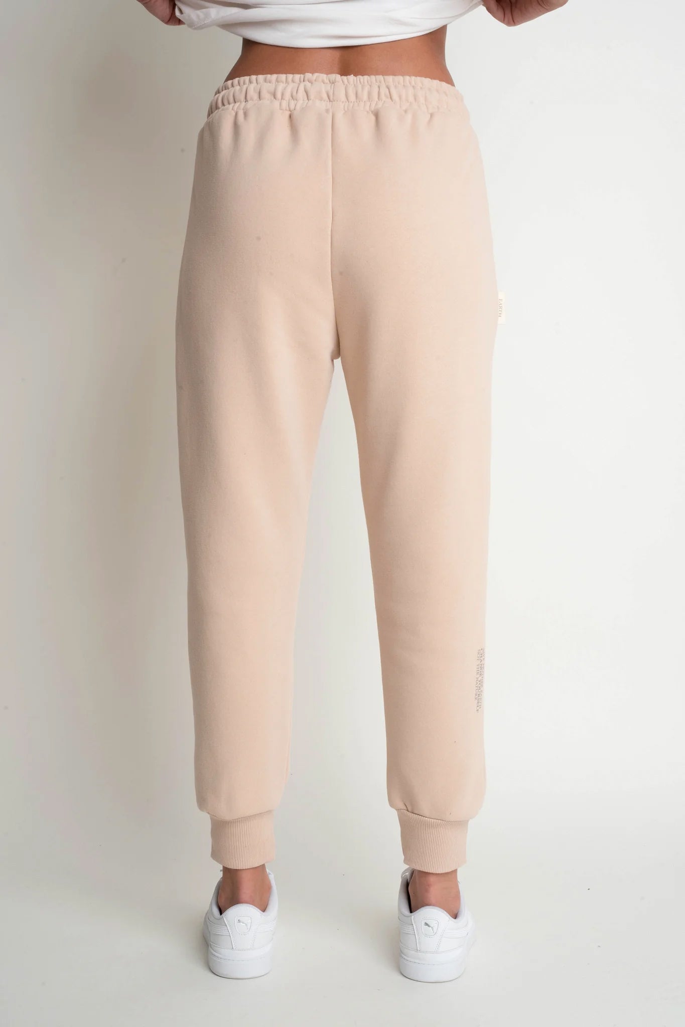 SPODNIE DRESOWE TYPU JOGGER 2nd DROP BEŻOWE - BEGERA