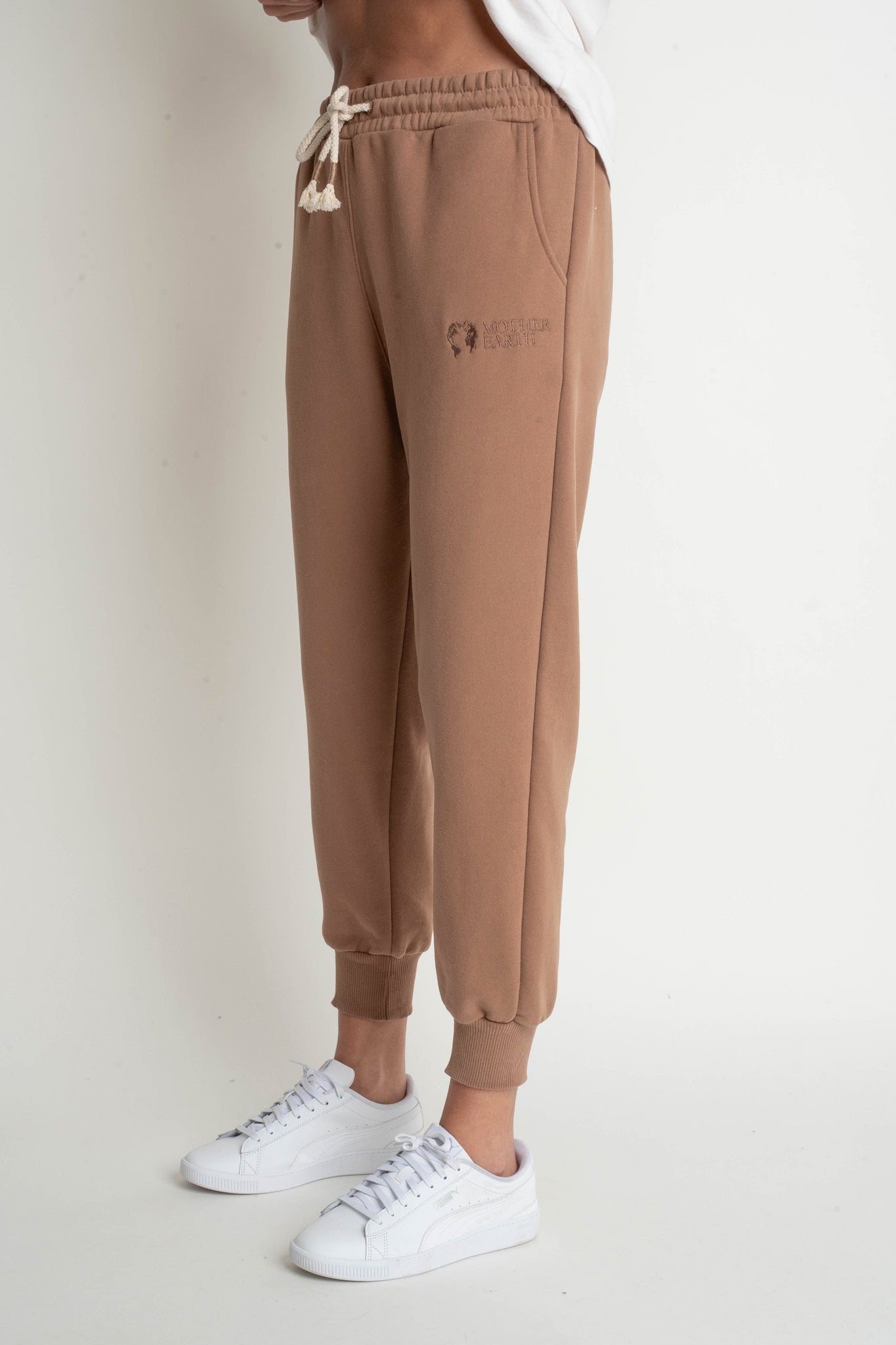 SPODNIE DRESOWE TYPU JOGGER 2nd DROP BRĄZOWE - BEGERA