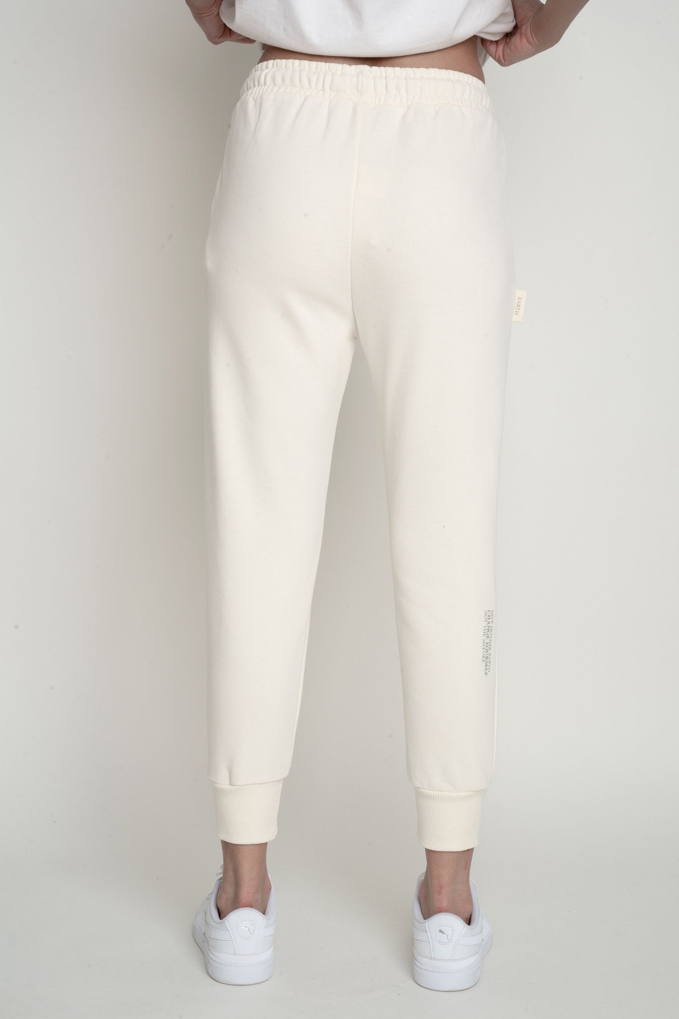 SPODNIE DRESOWE TYPU JOGGER 2nd DROP ECRU- BEGERA