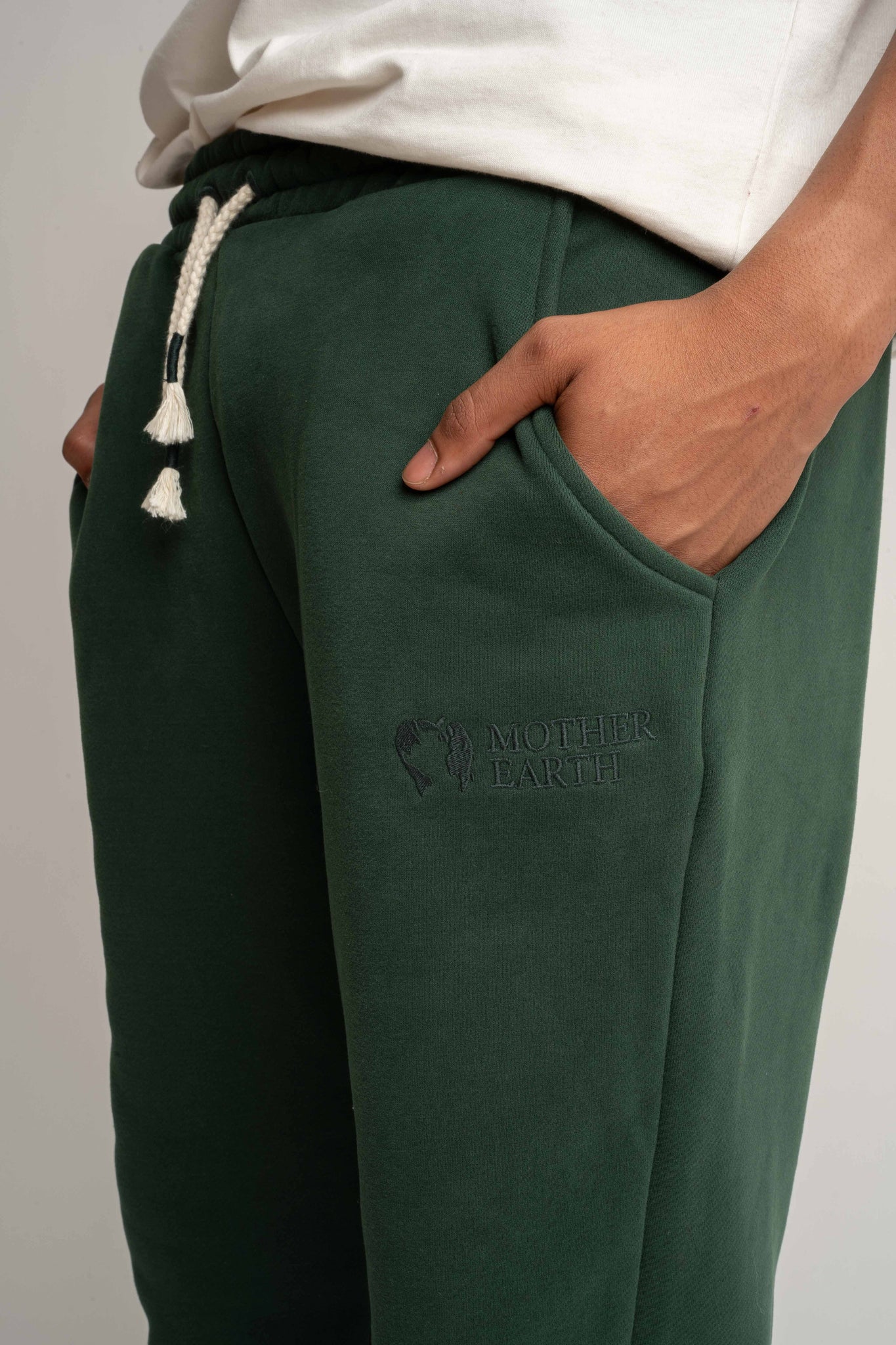 SPODNIE DRESOWE MĘSKIE CIEMNOZIELONE - CORADO