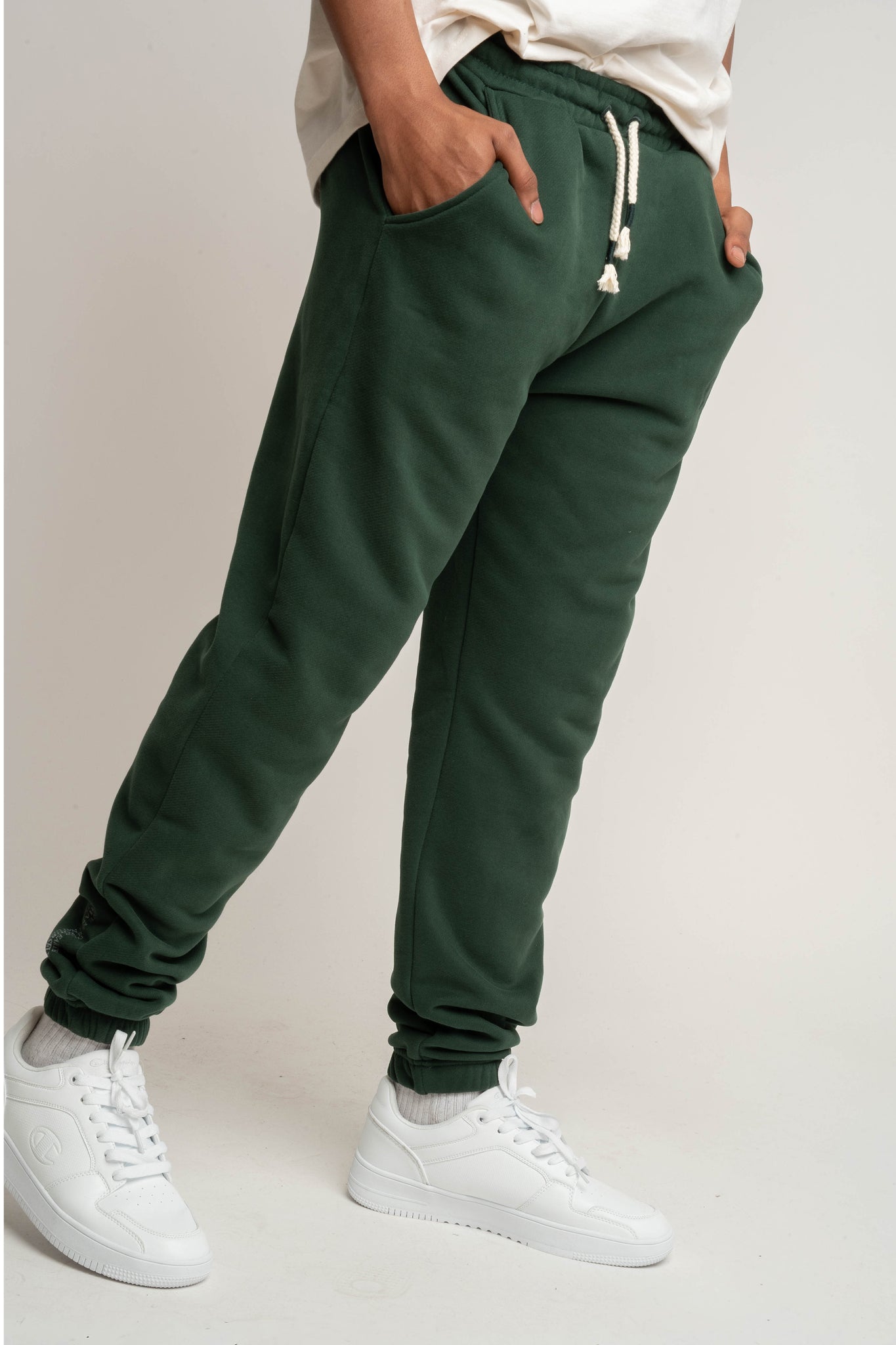 SPODNIE DRESOWE MĘSKIE CIEMNOZIELONE - CORADO