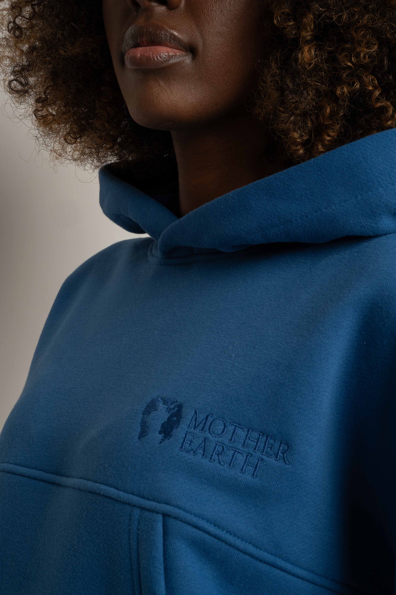 BLUZA Z KAPTUREM 2nd DROP NIEBIESKA - MURIA