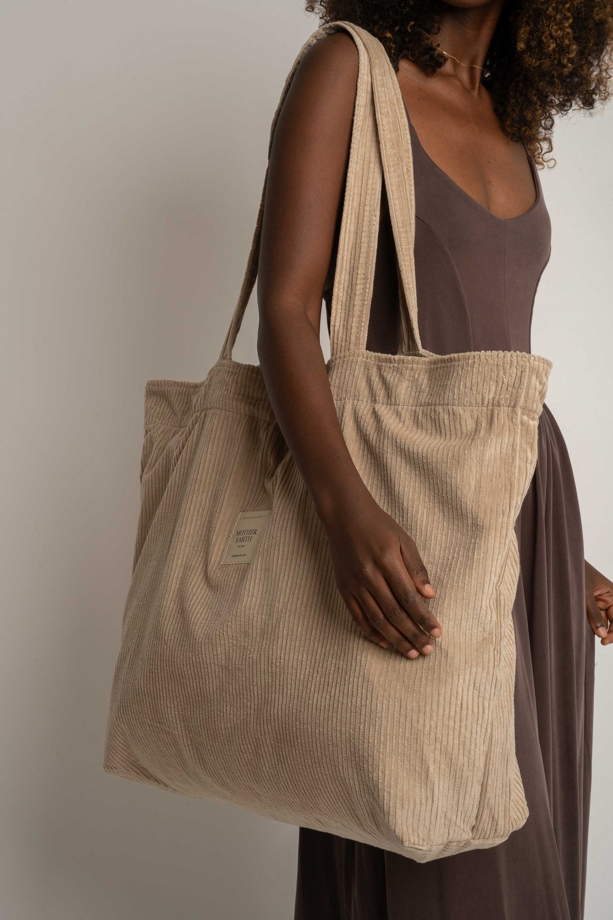 TORBA TYPU SHOPPER  BAG JASNOBEŻOWA  - ADALAR