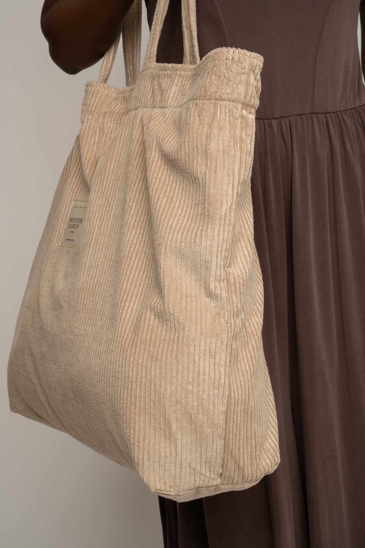 TORBA TYPU SHOPPER  BAG JASNOBEŻOWA  - ADALAR