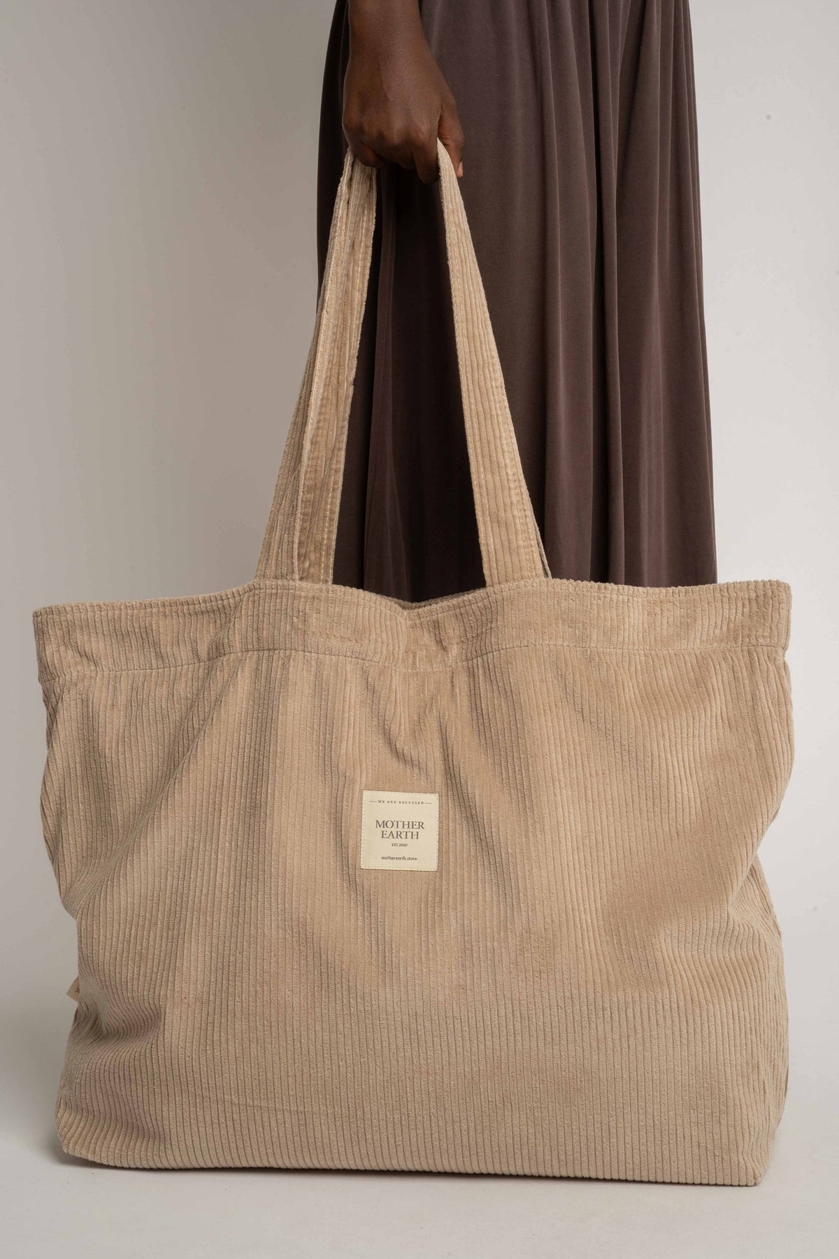 TORBA TYPU SHOPPER  BAG JASNOBEŻOWA  - ADALAR
