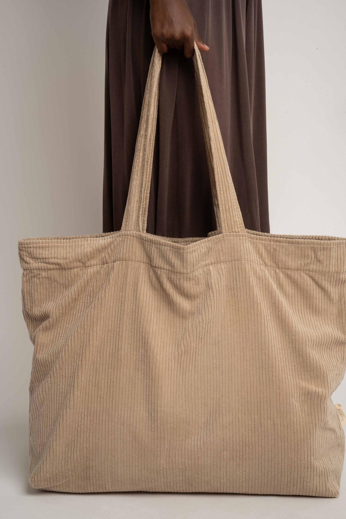 TORBA TYPU SHOPPER  BAG JASNOBEŻOWA  - ADALAR