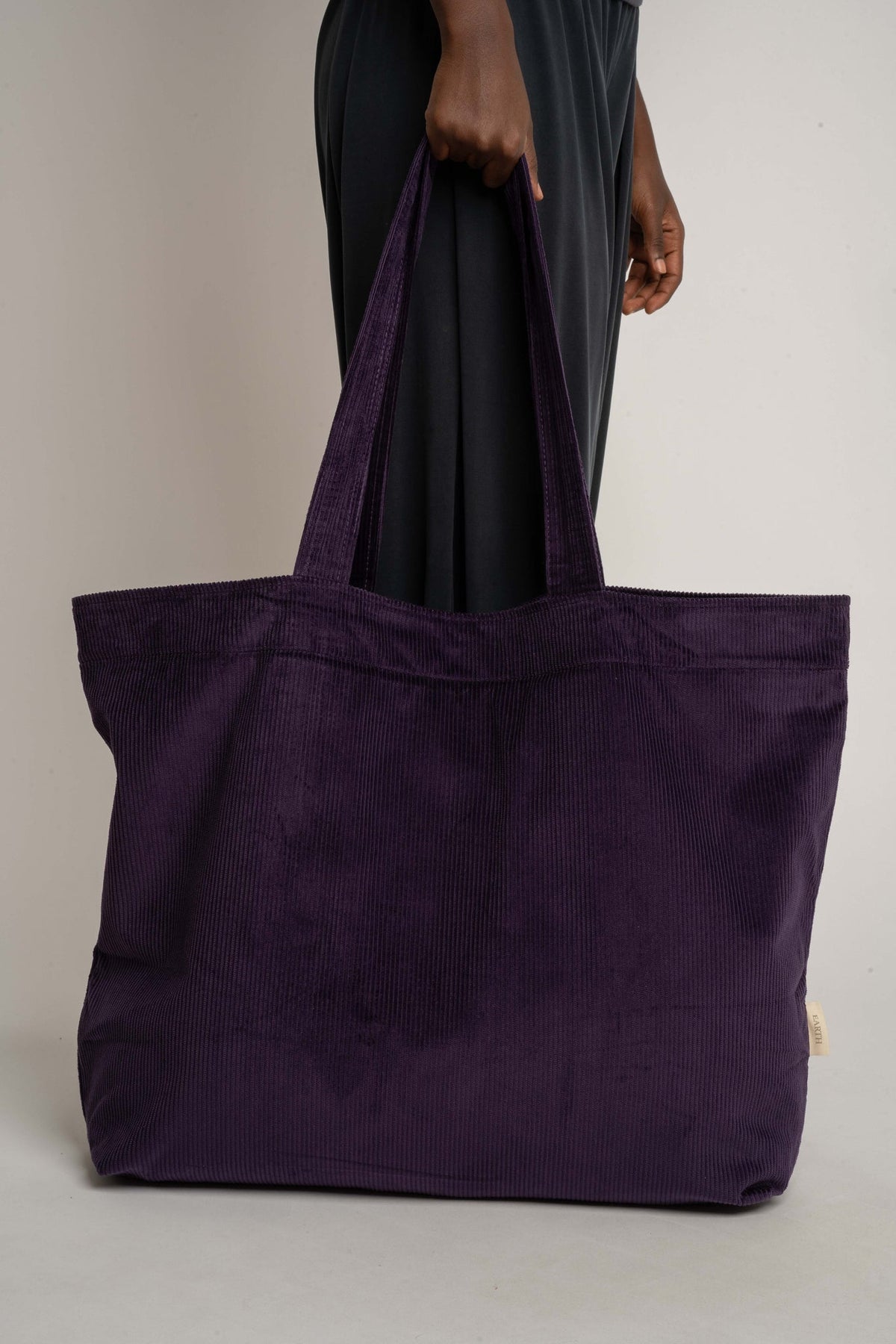 TORBA TYPU SHOPPER  BAG FIOLETOWA - ADALAR