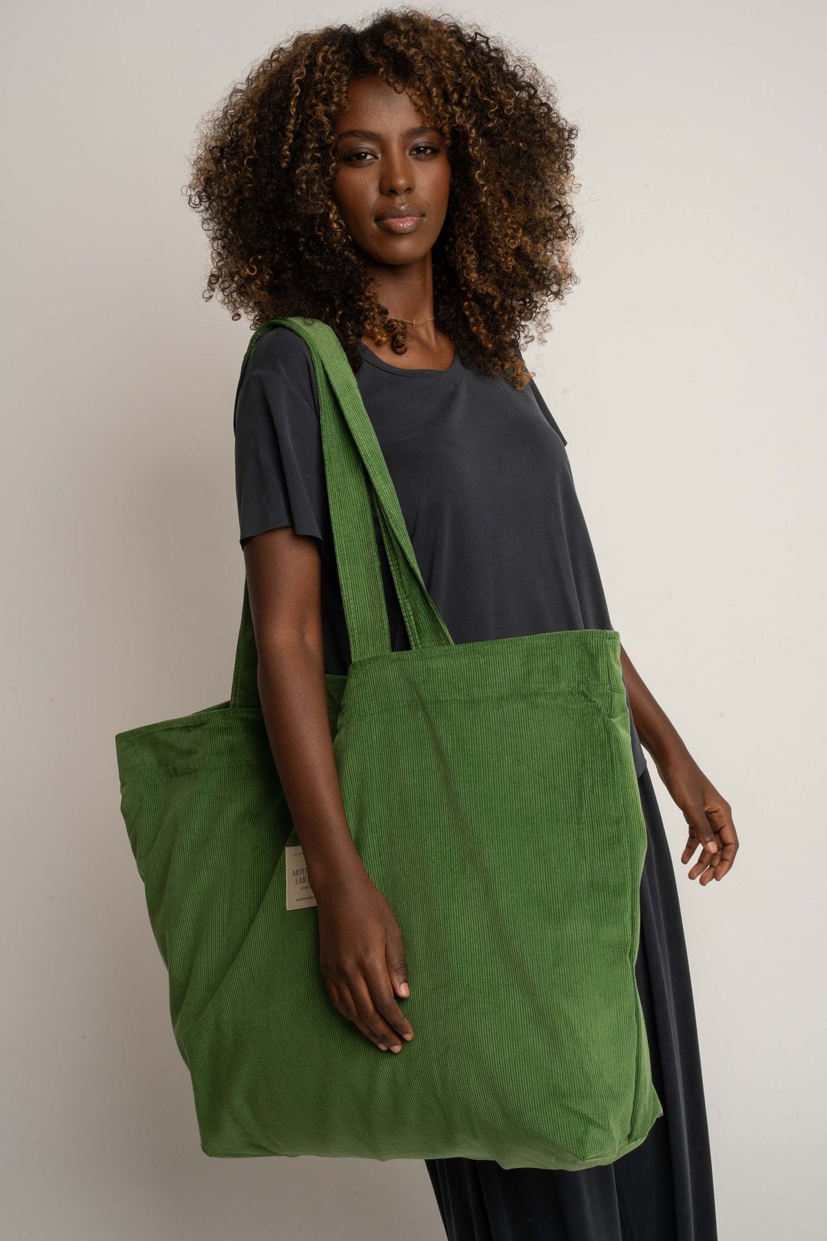 TORBA TYPU SHOPPER  BAG ZIELONA - ADALAR