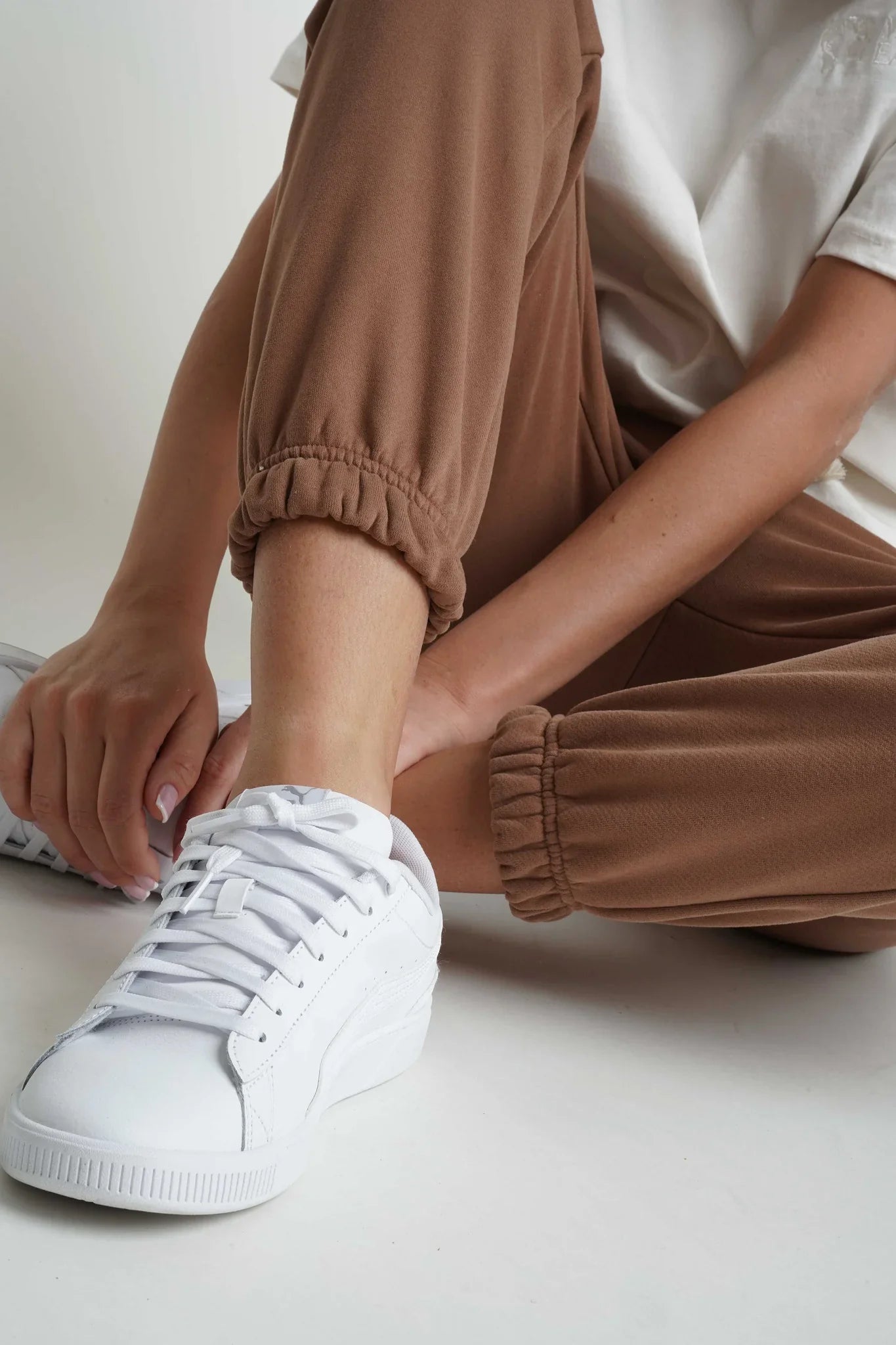 SPODNIE DRESOWE TYPU BAGGY 2nd DROP BRĄZOWE - KARPATOS