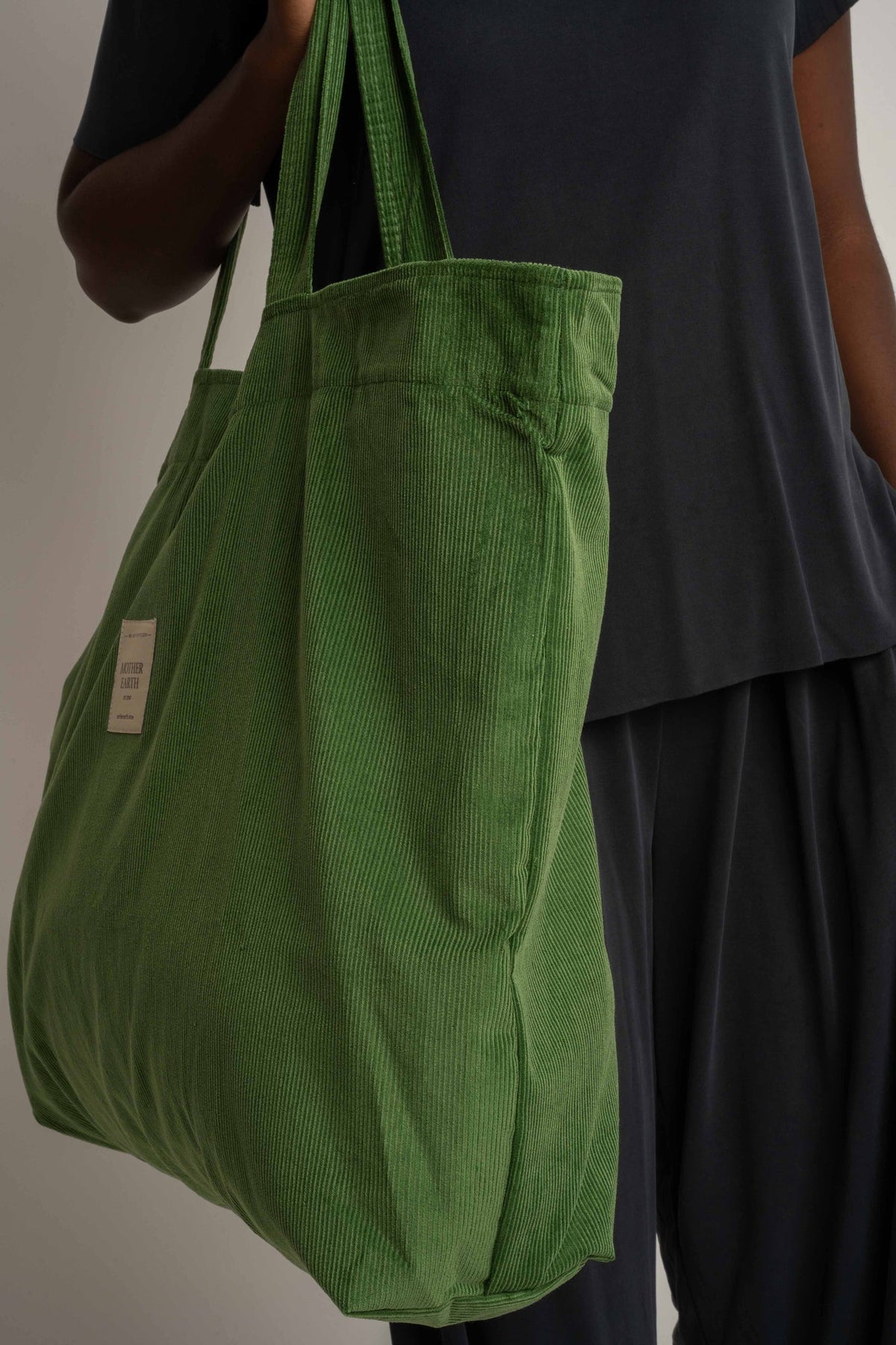 TORBA TYPU SHOPPER  BAG ZIELONA - ADALAR
