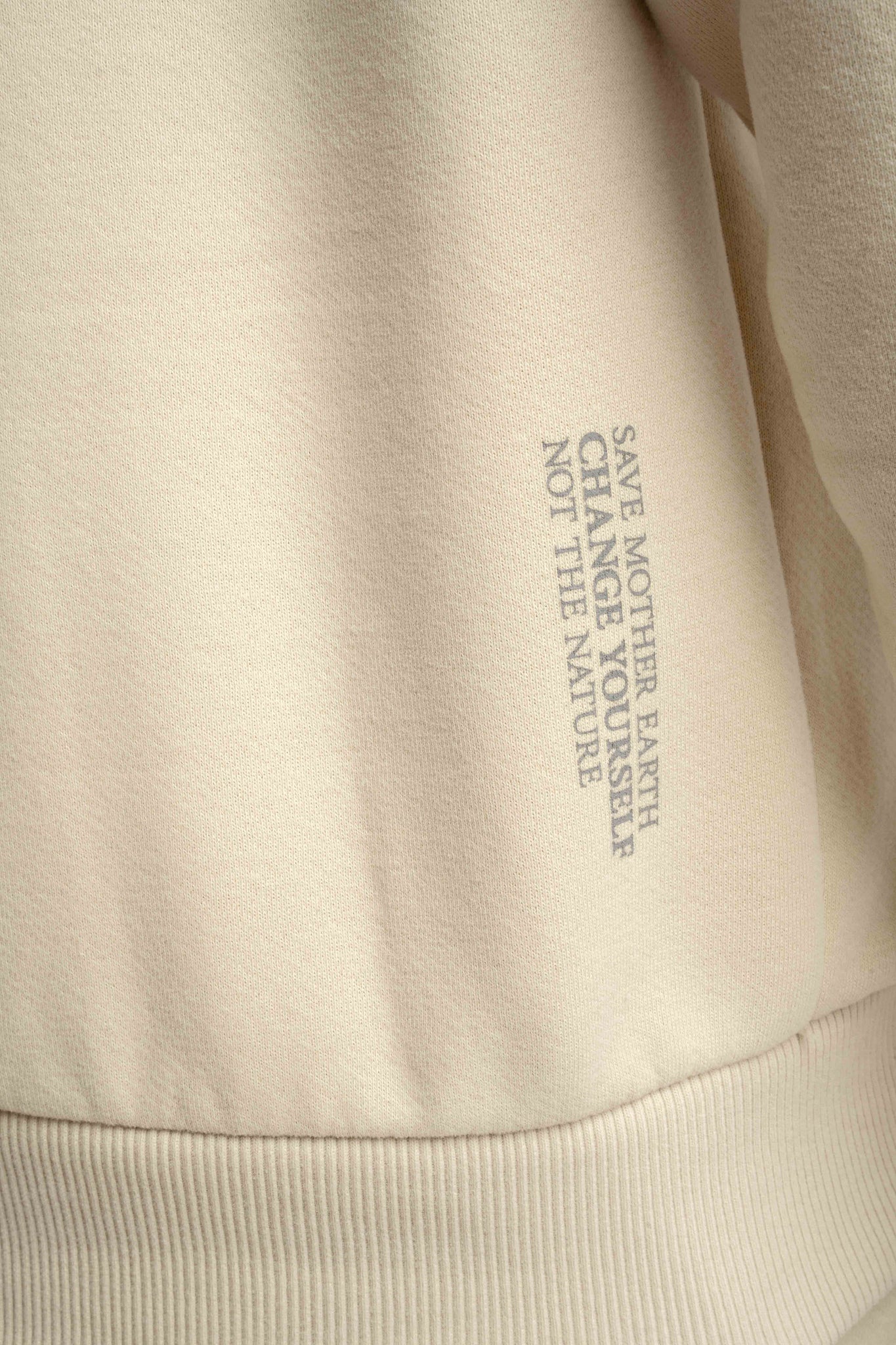 MĘSKA BLUZA Z KAPTUREM JASNOBEŻOWA - ASTON