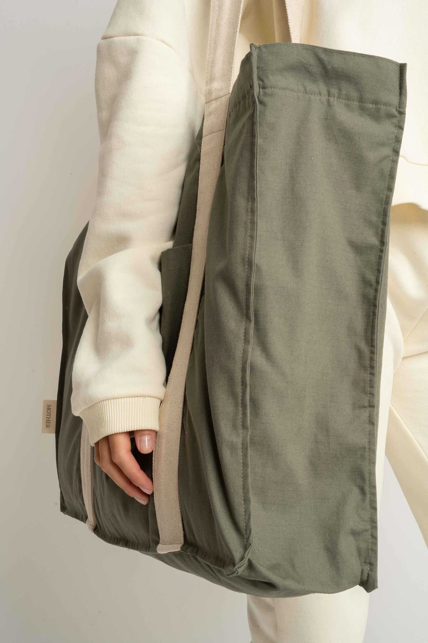 TORBA TYPU SHOPPER  BAG KHAKI - LIDO