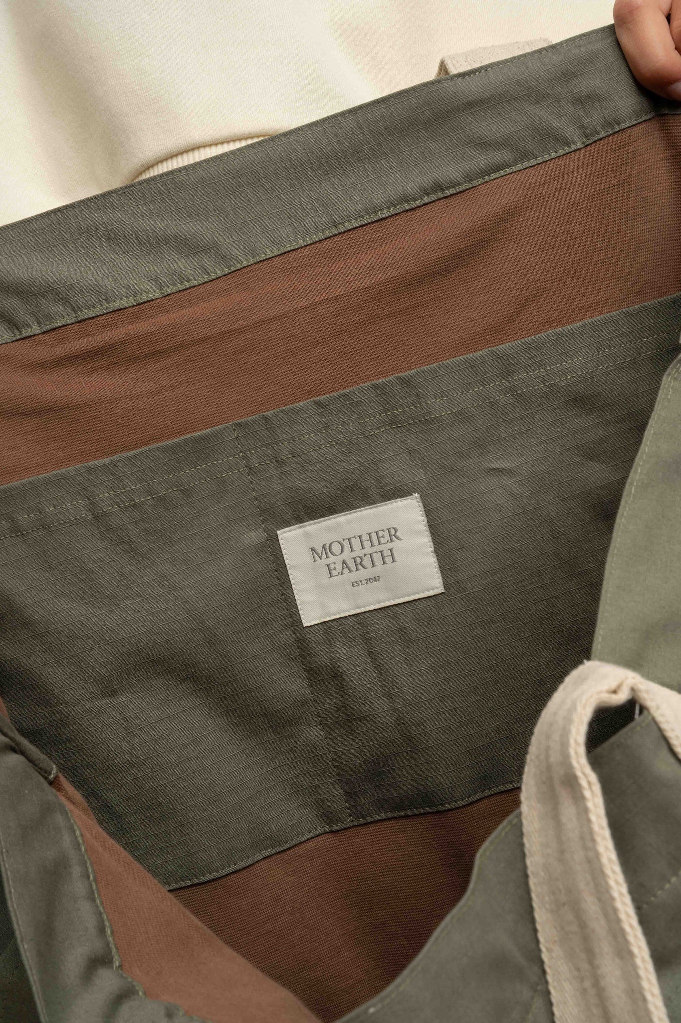 TORBA TYPU SHOPPER  BAG KHAKI - LIDO