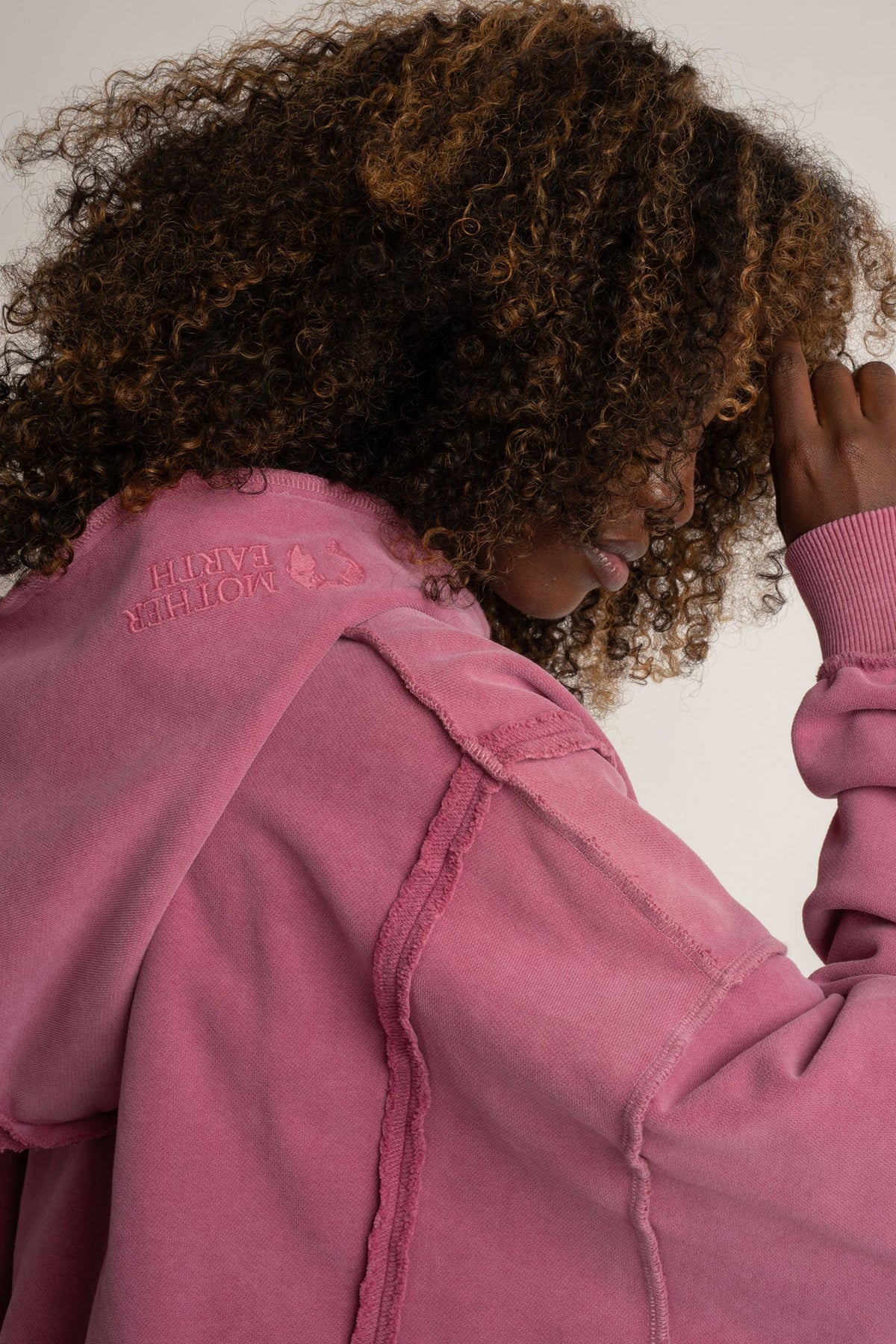 OVERSIZE WASHED SWEATSHIRT PINK - OSLO