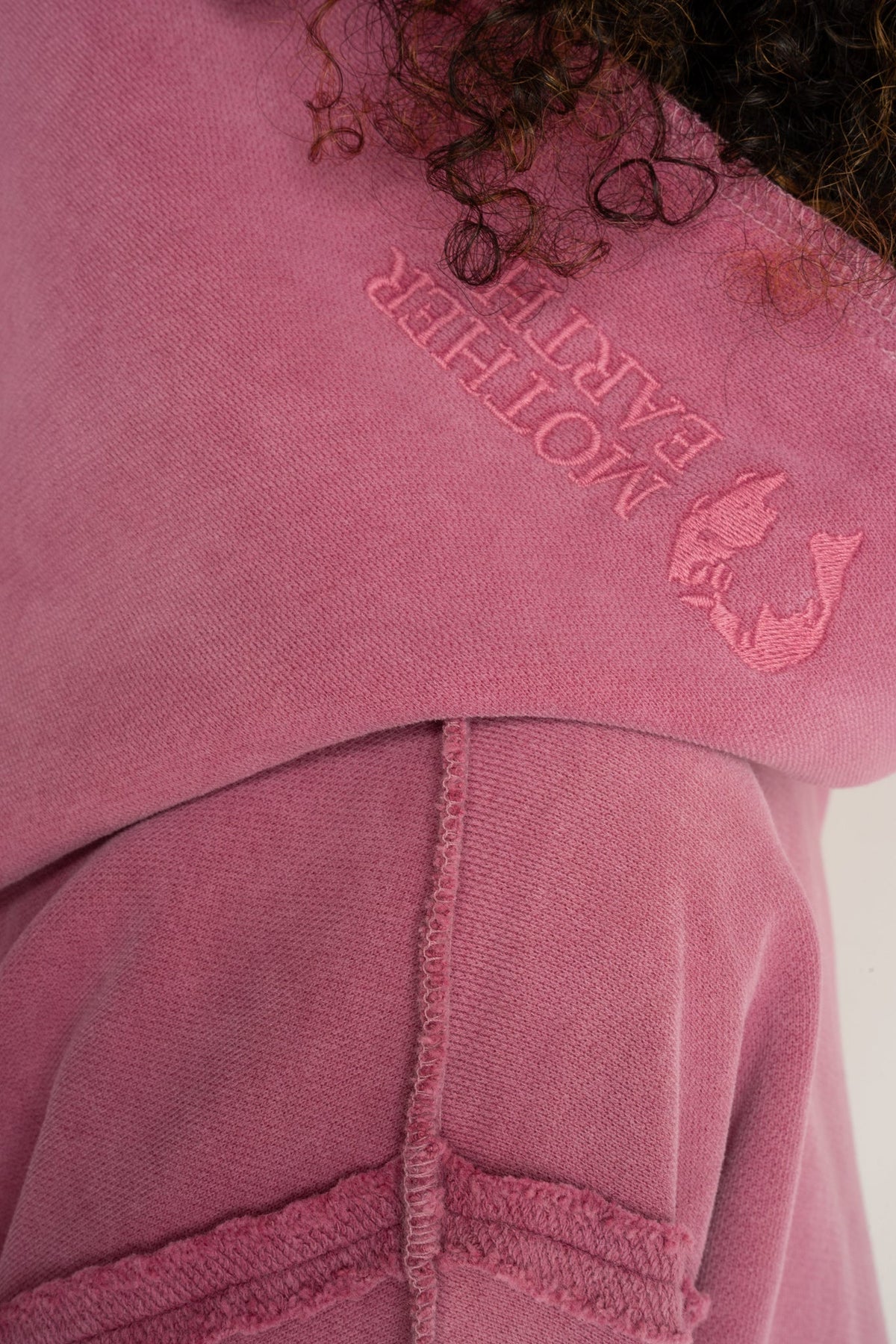 OVERSIZE WASHED SWEATSHIRT PINK - OSLO