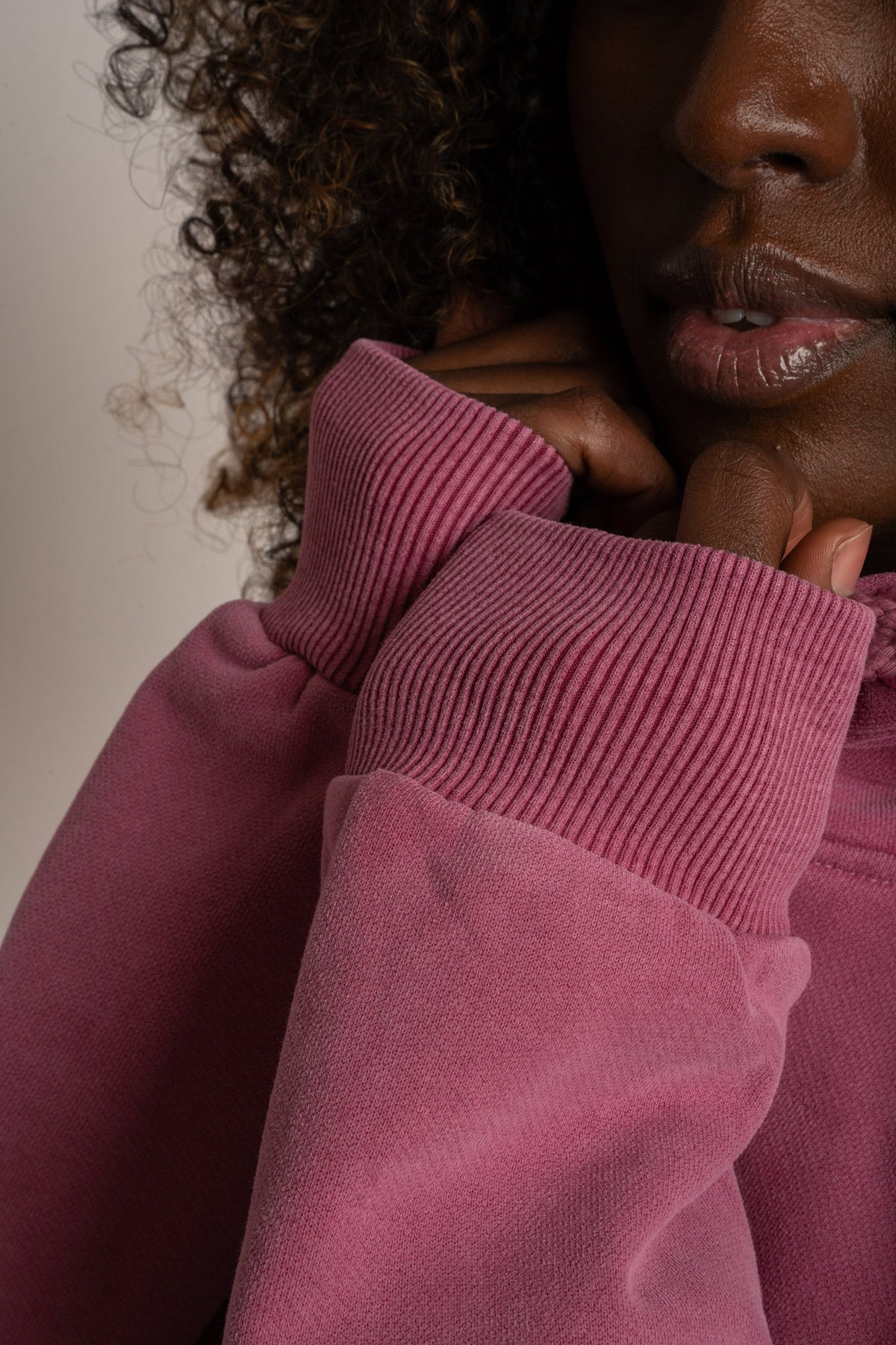 WASHED HOODIE PINK - LAPLAND