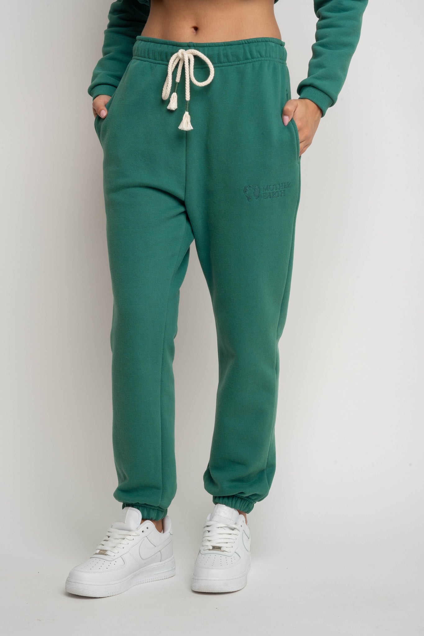SPODNIE DRESOWE TYPU BAGGY ZIELONE - KARPATOS